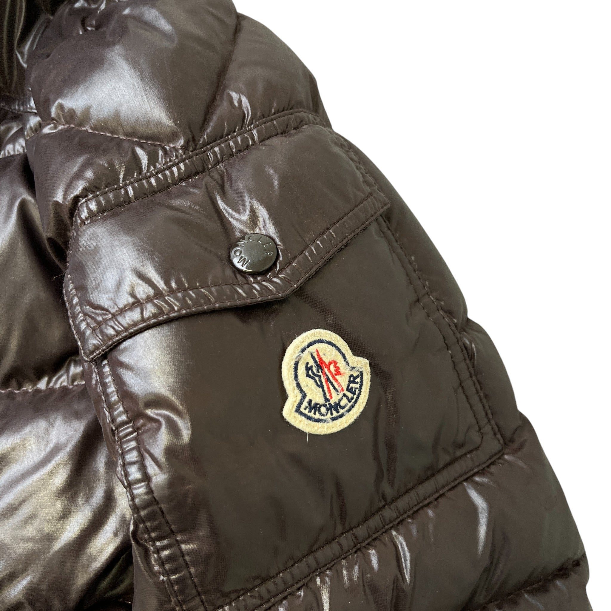 Men's Maya Down Jacket Brown Size 1 / S