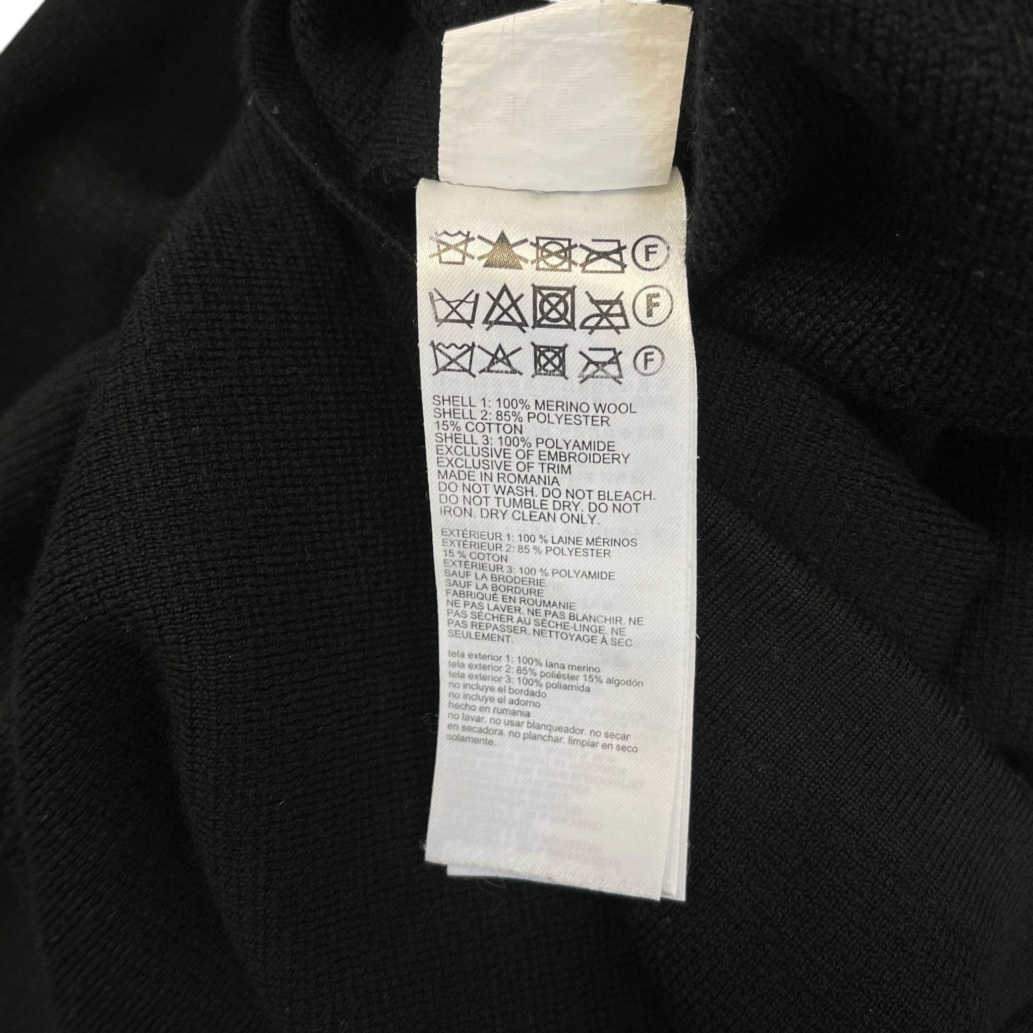 Men's Stormont 1/4 Zip Jumper Black Size M