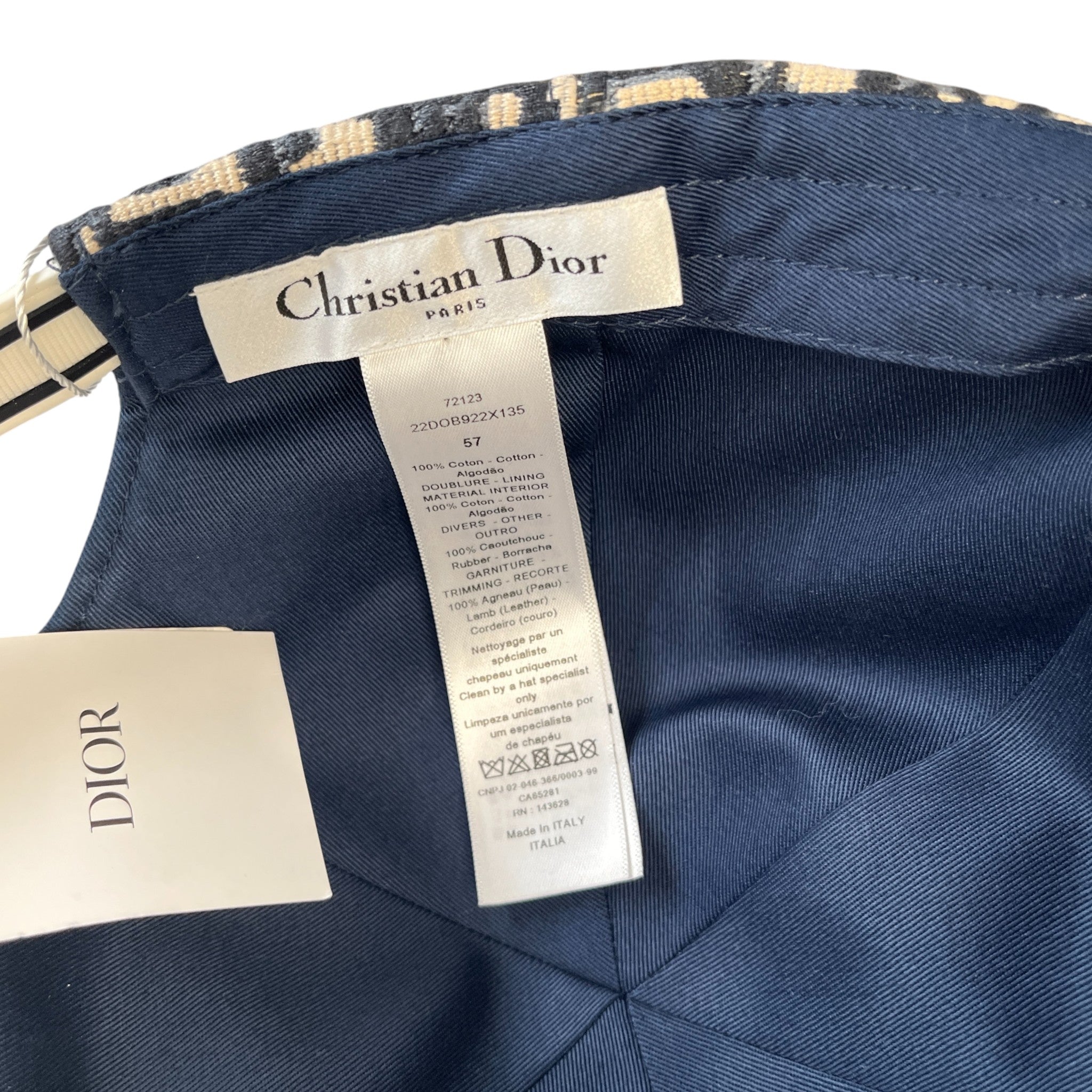 D-Player Oblique Cap Navy