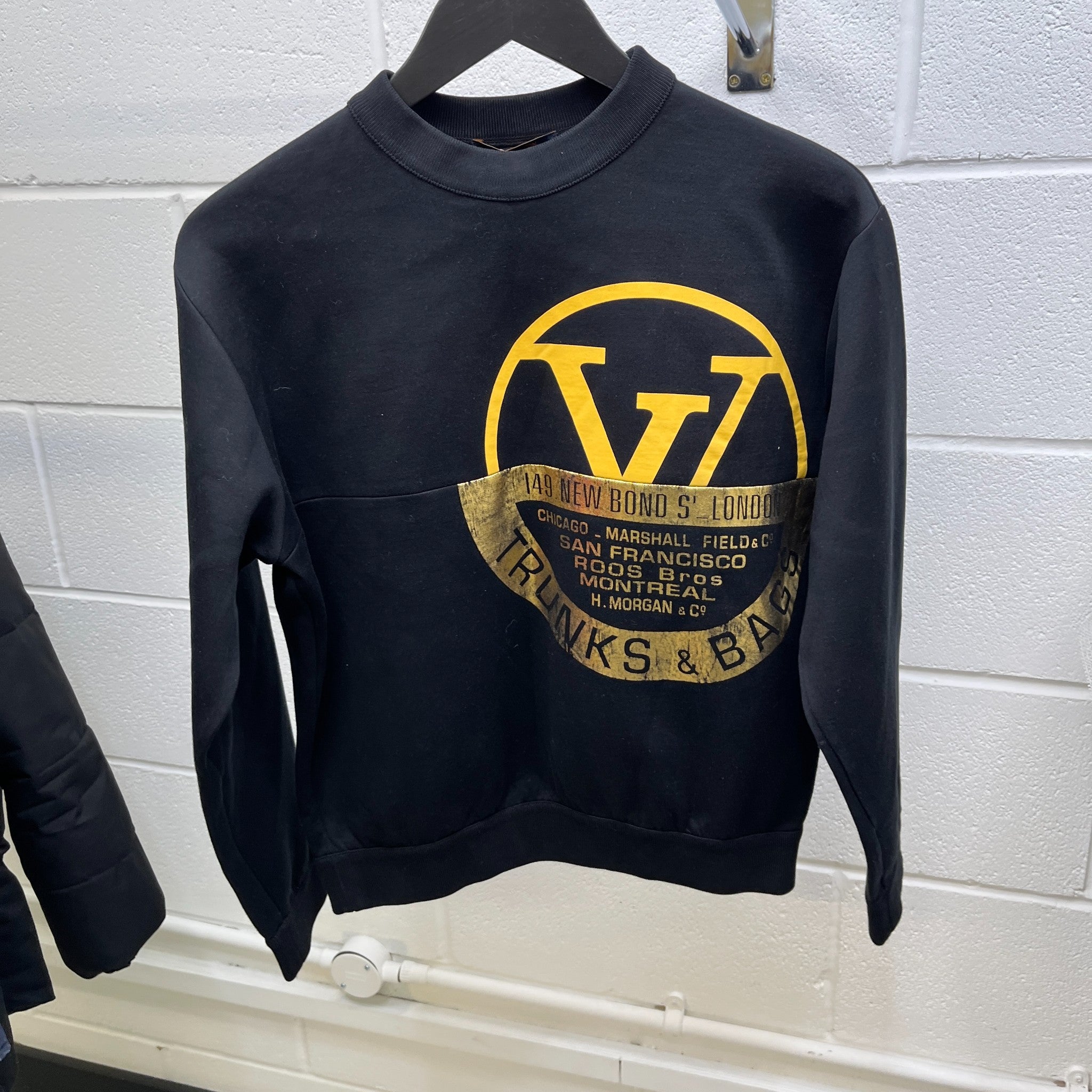 Women's Trunks & Bags Logo Print Sweatshirt Black Size S