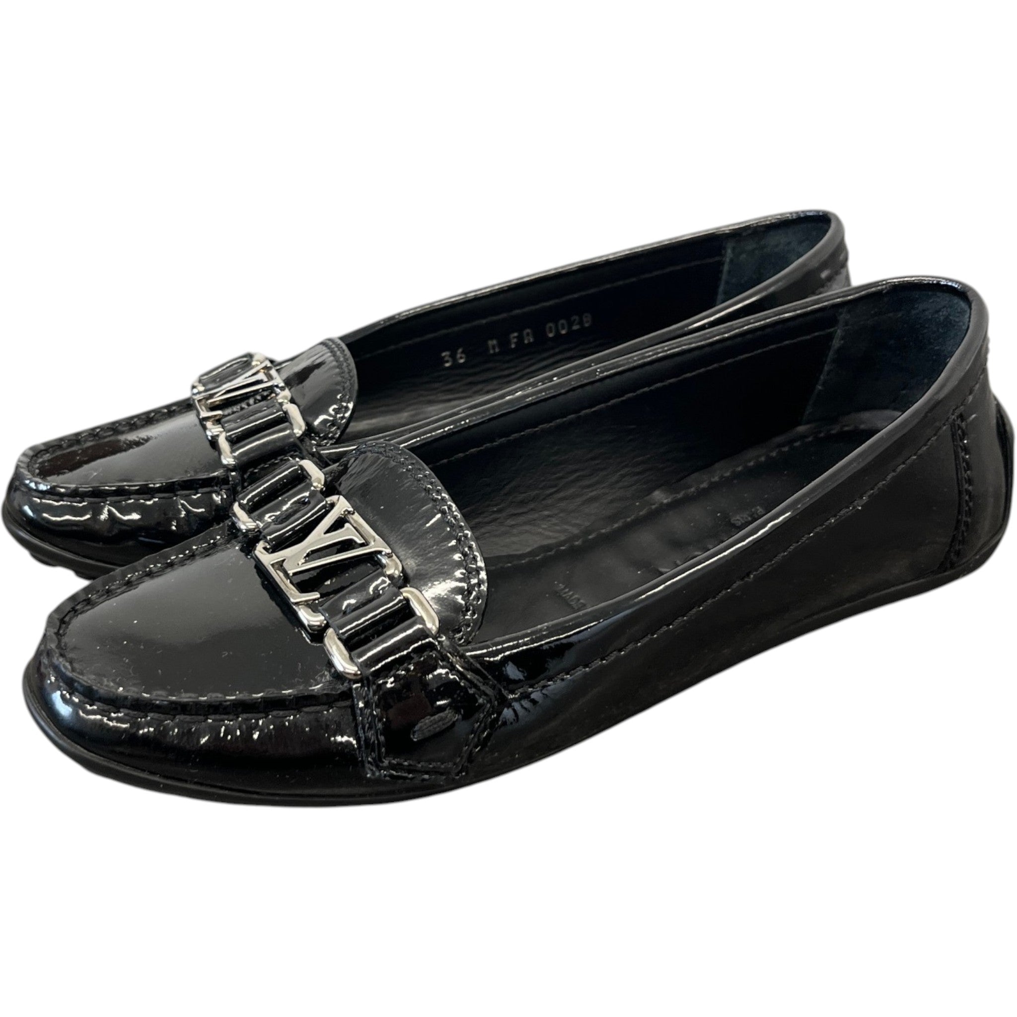 Women's Oxford Loafers Black Size EU 36 / UK 3
