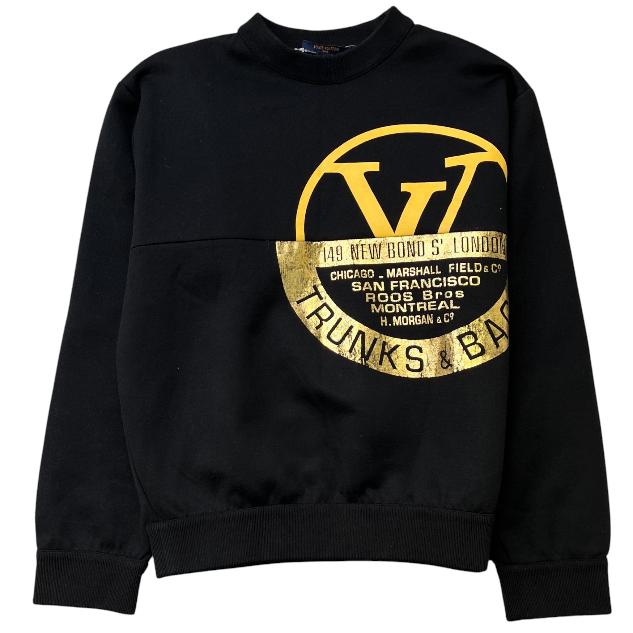 Women's Trunks & Bags Logo Print Sweatshirt Black Size S