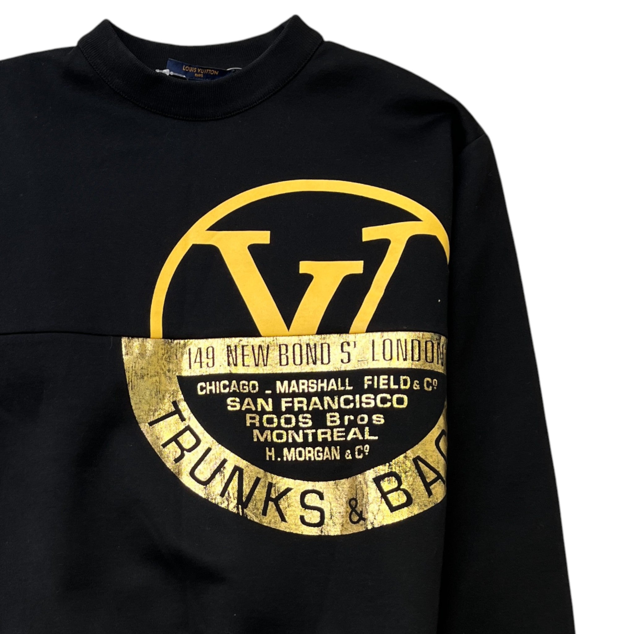 Women's Trunks & Bags Logo Print Sweatshirt Black Size S