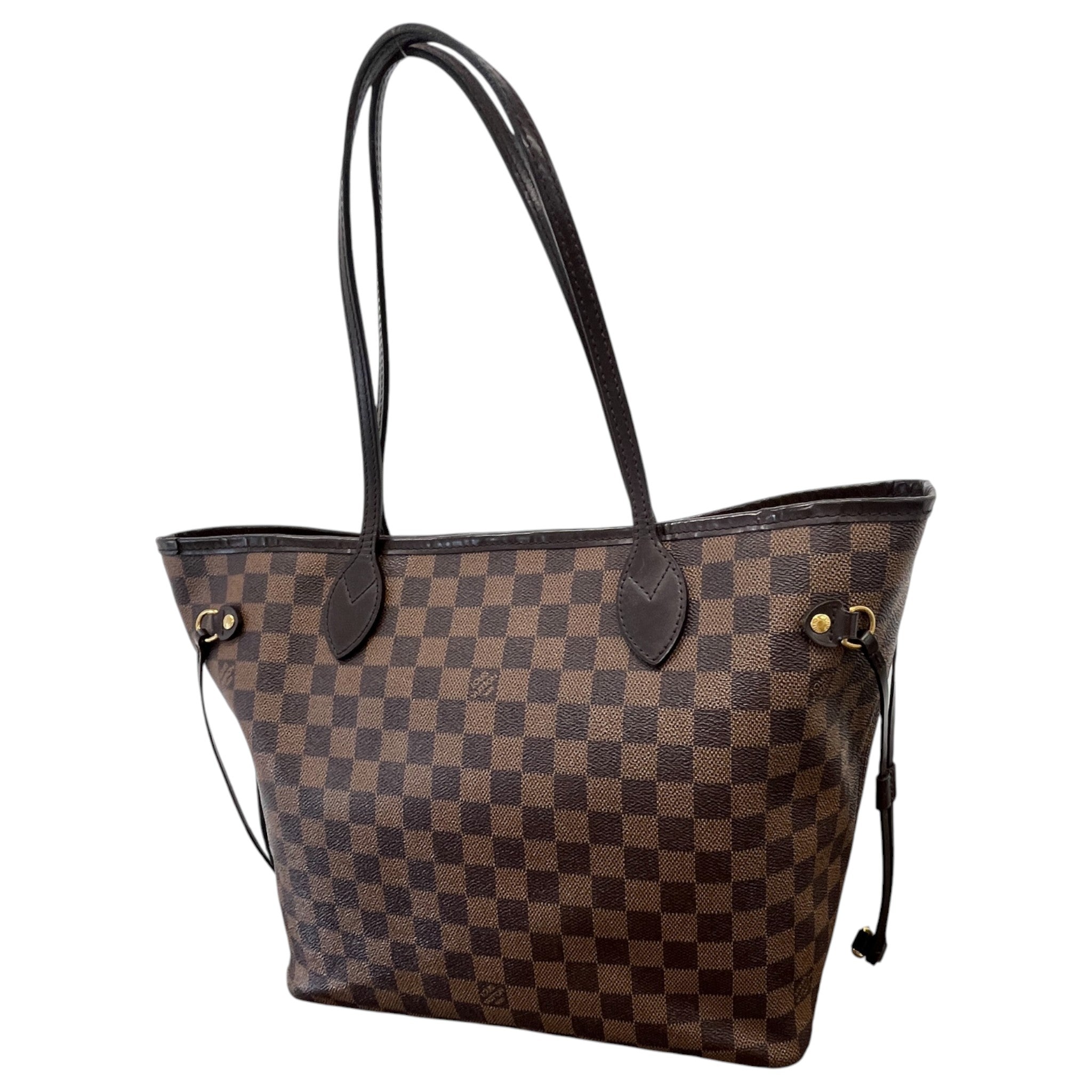 Women's Damier Ebene Neverfull Mm Tote Bag Brown