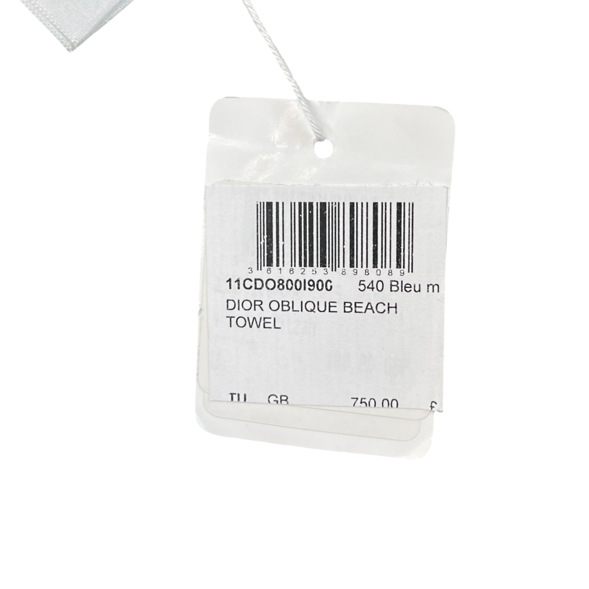 Men's Oblique Beach Towel Navy