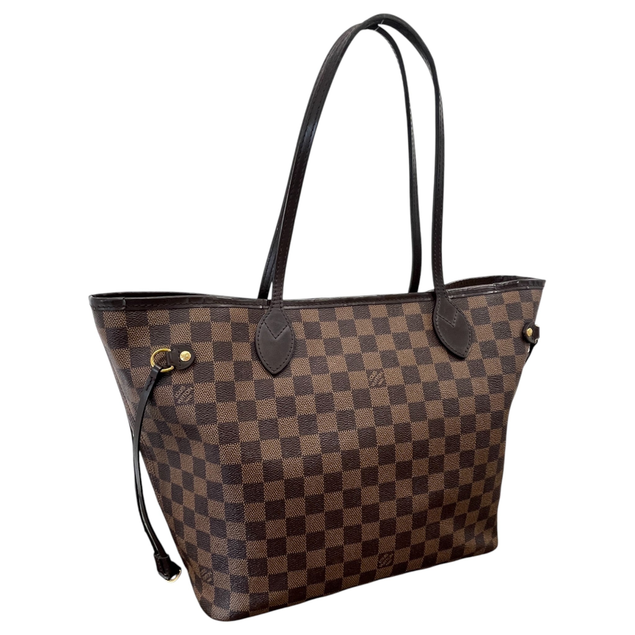 Women's Damier Ebene Neverfull Mm Tote Bag Brown