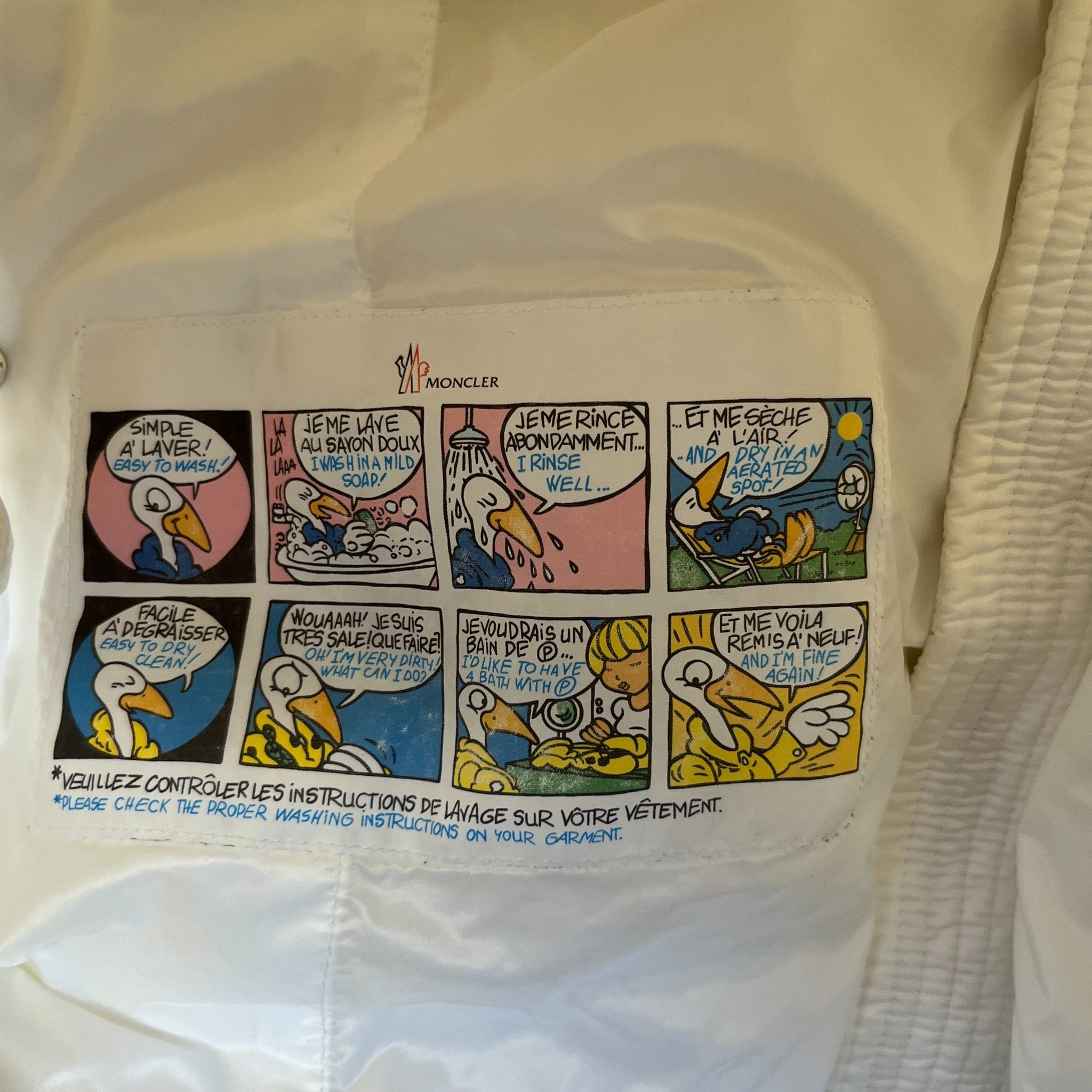 Men's Bramant Down Jacket White Size 5 / XXL