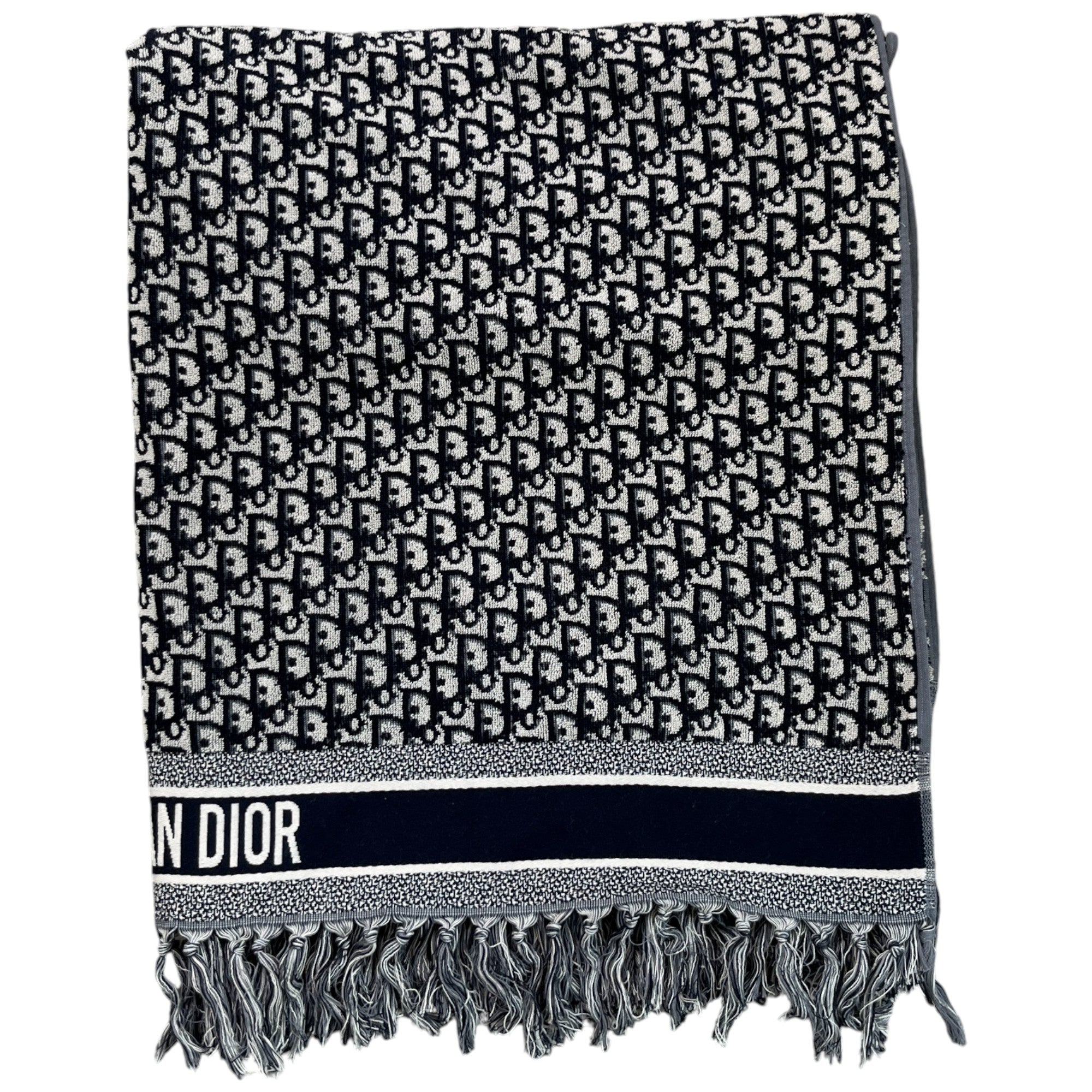 Men's Oblique Beach Towel Navy