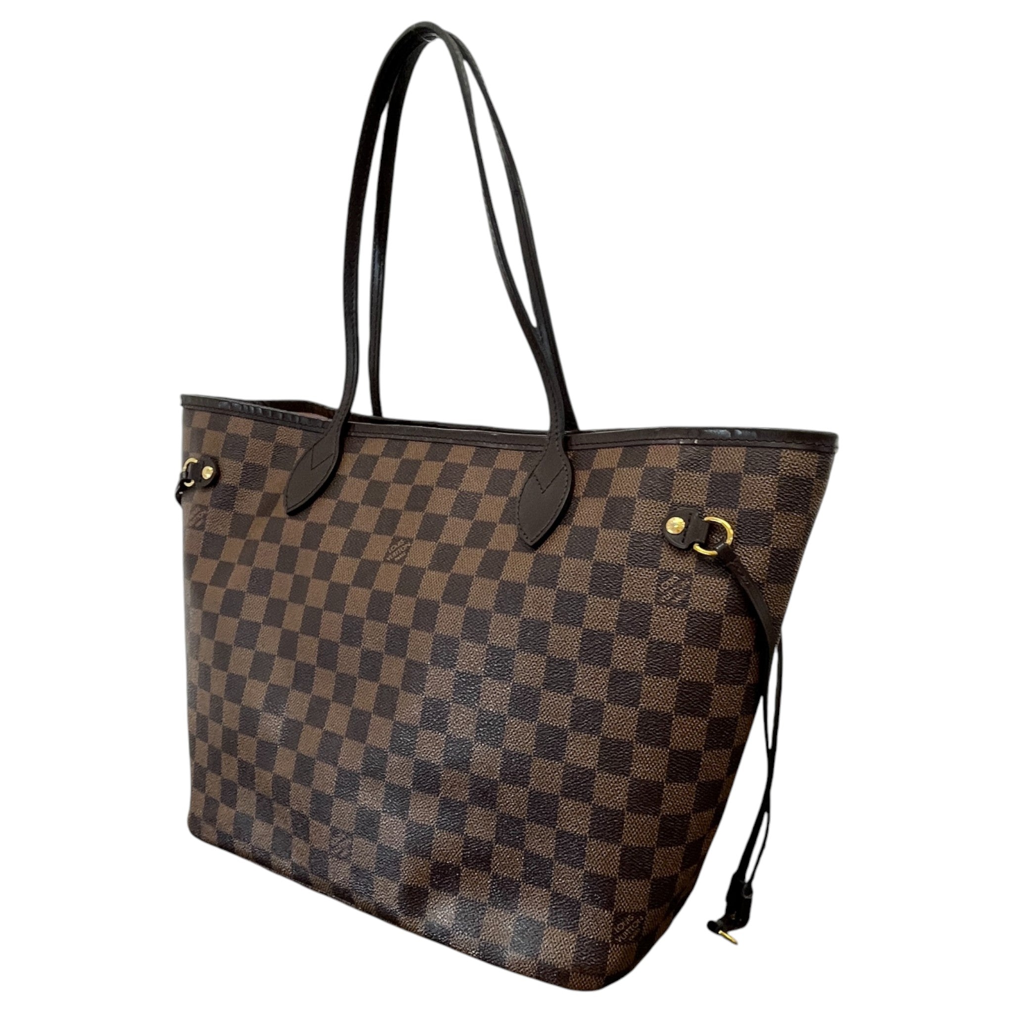 Women's Damier Ebene Neverfull Mm Tote Bag Brown