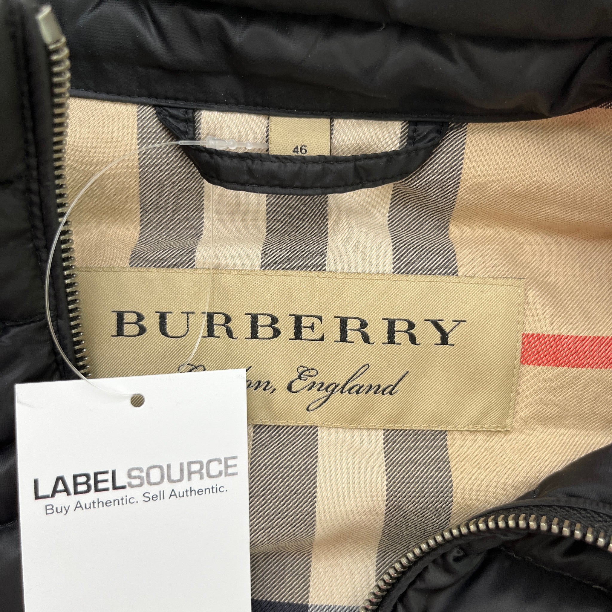 Men's Puffer Gilet Black Size IT 46 / S