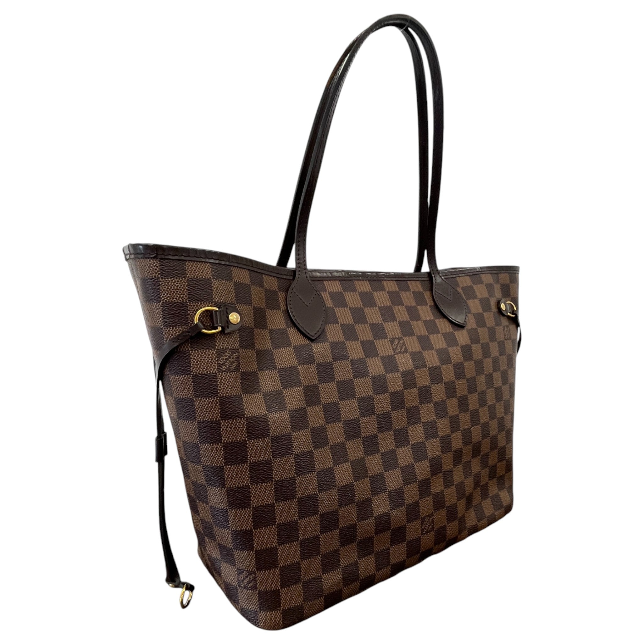 Women's Damier Ebene Neverfull Mm Tote Bag Brown
