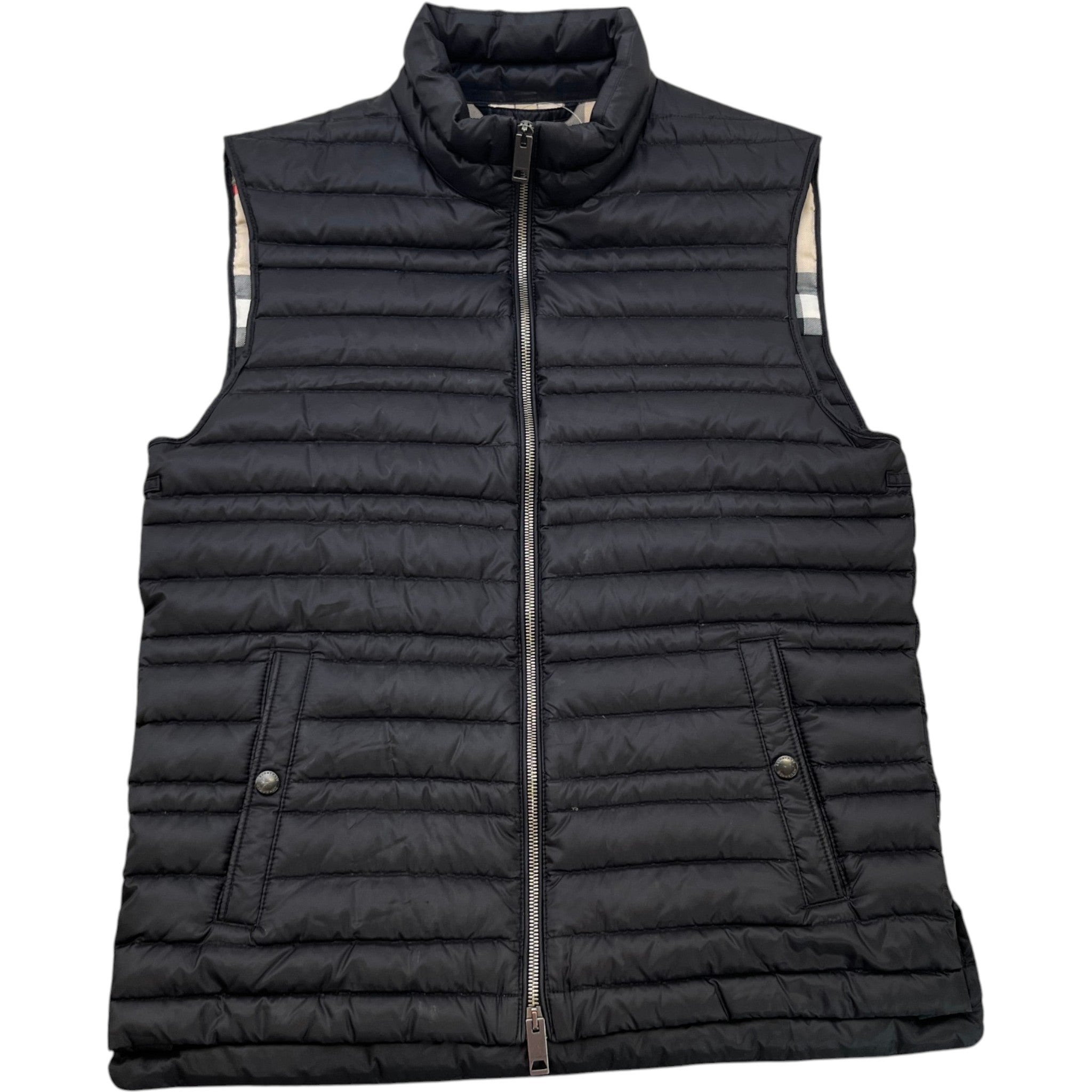 Men's Puffer Gilet Black Size IT 46 / S