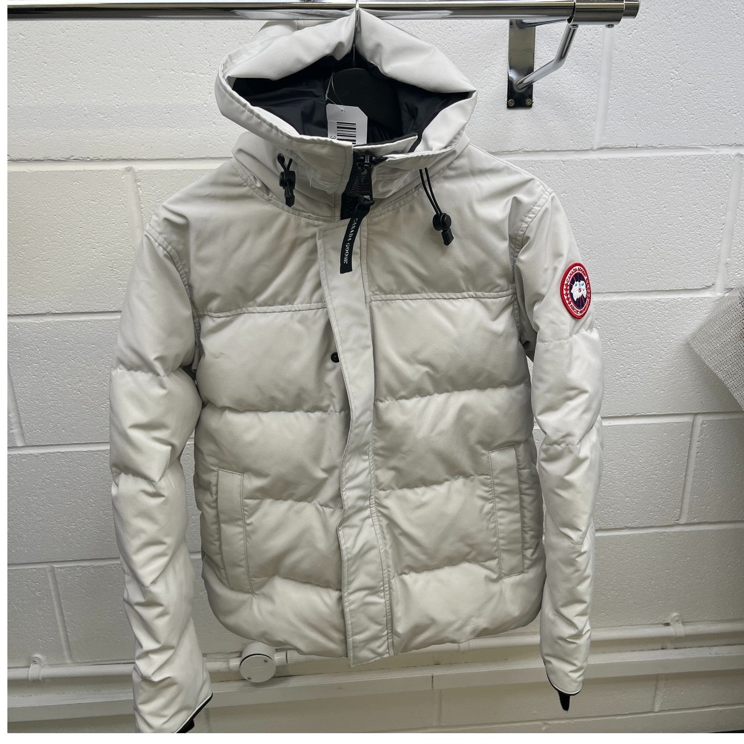 Men's Macmillan Parka Down Jacket Grey Size M