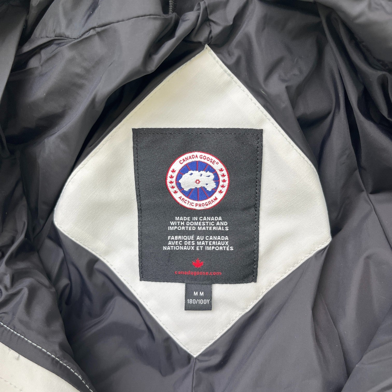 Men's Macmillan Parka Down Jacket Grey Size M