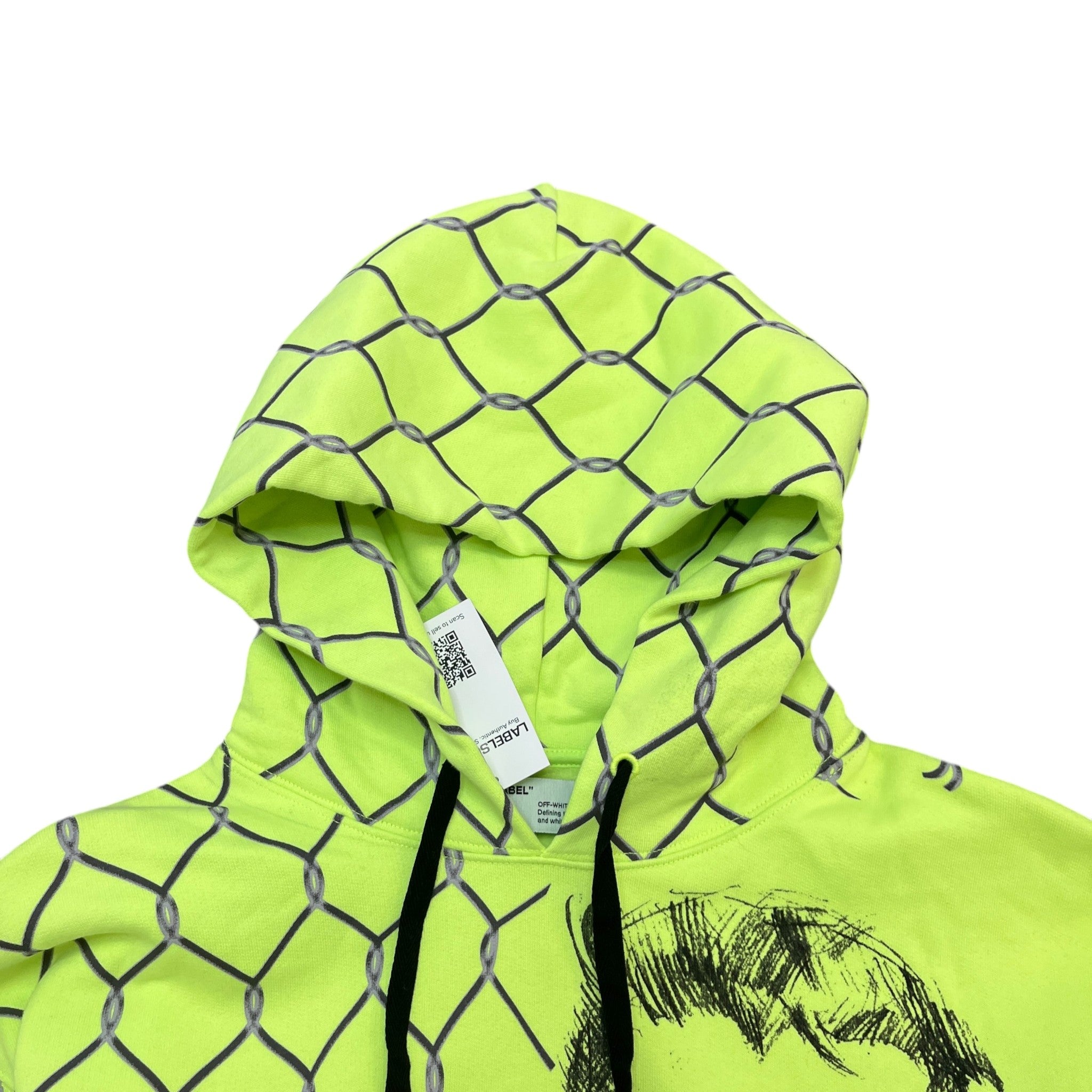 Men's Broken Fence Hoodie Green Size M