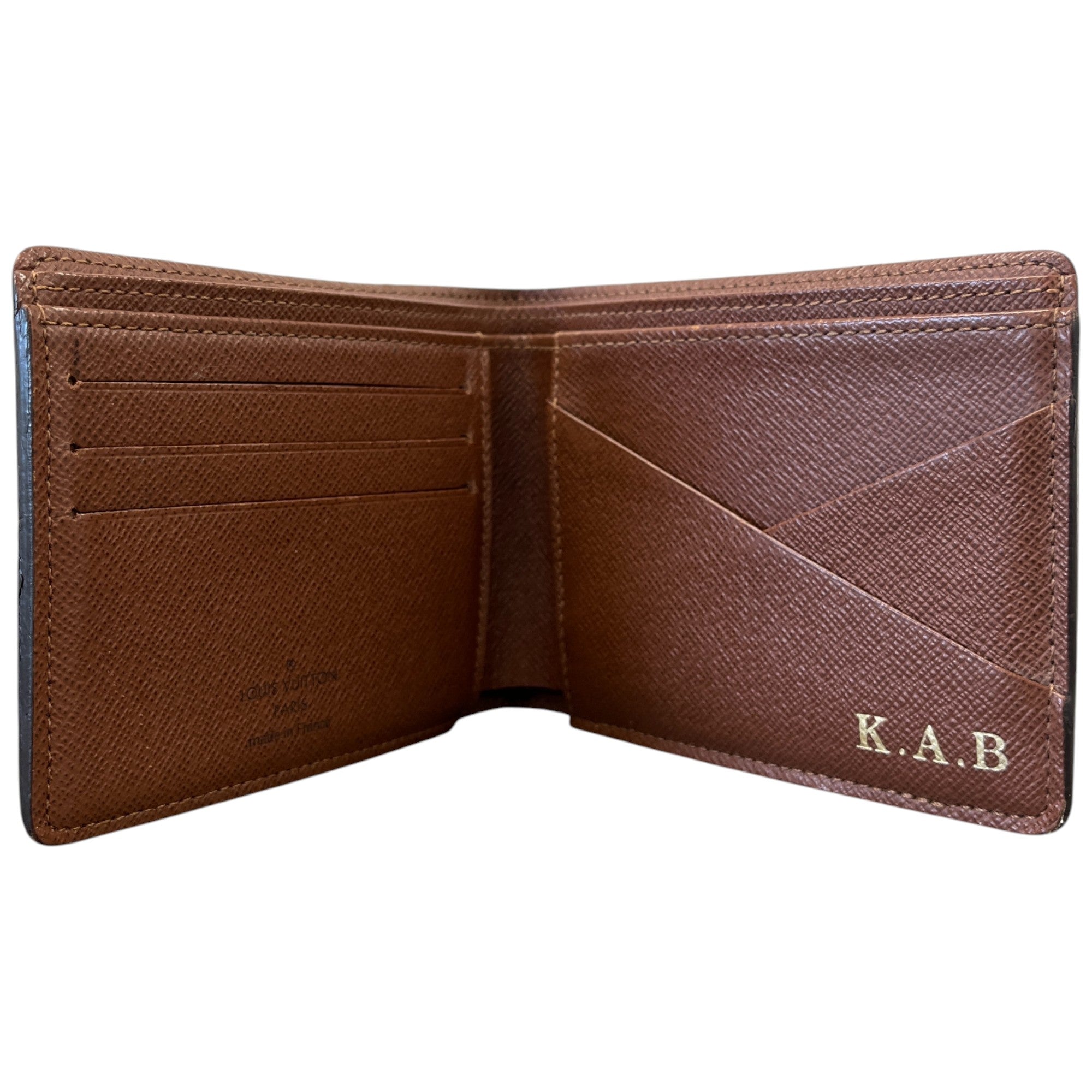 Men's Monogram Wallet Brown