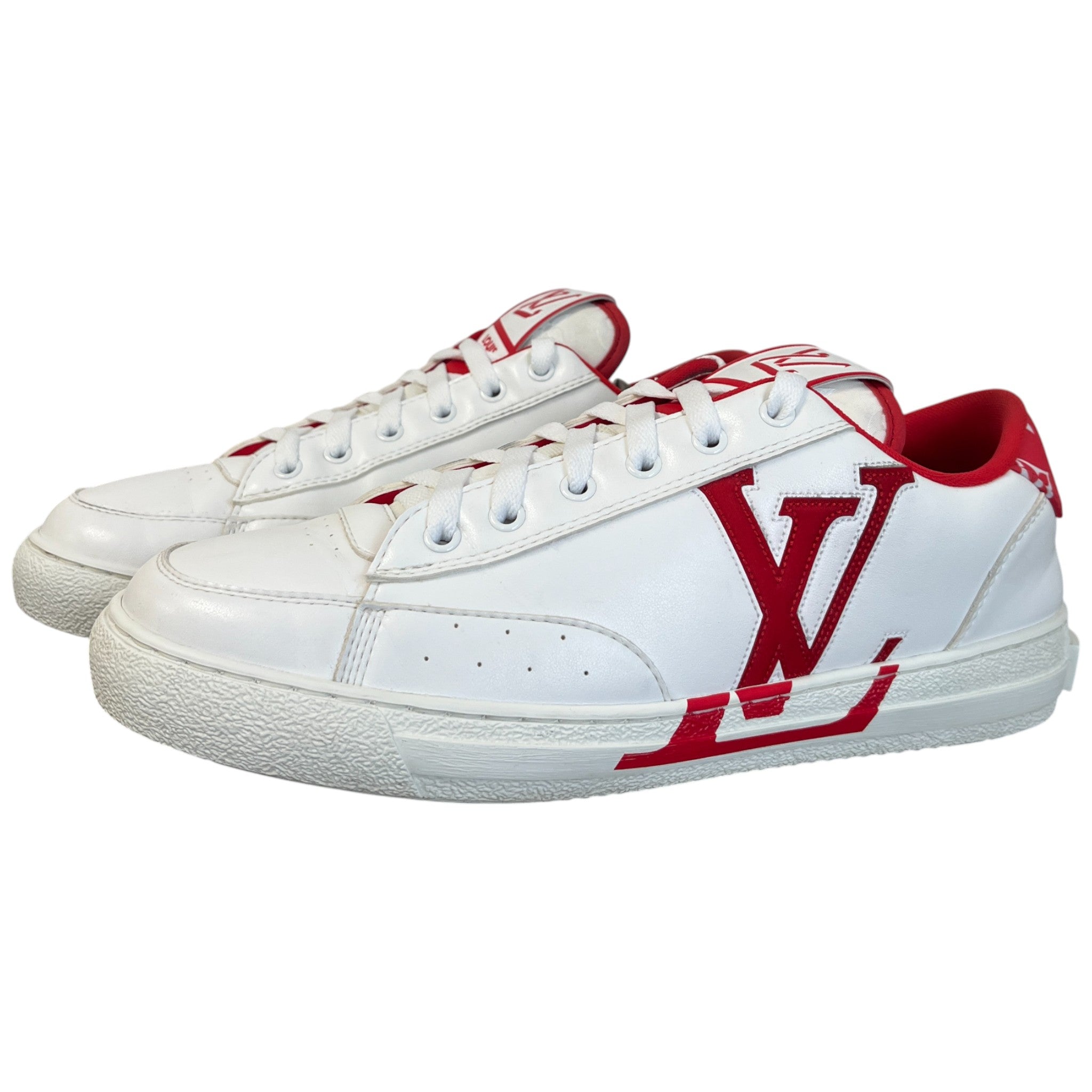 Men's Charlie Low Trainers Red Size EU 41.5 / UK 7.5