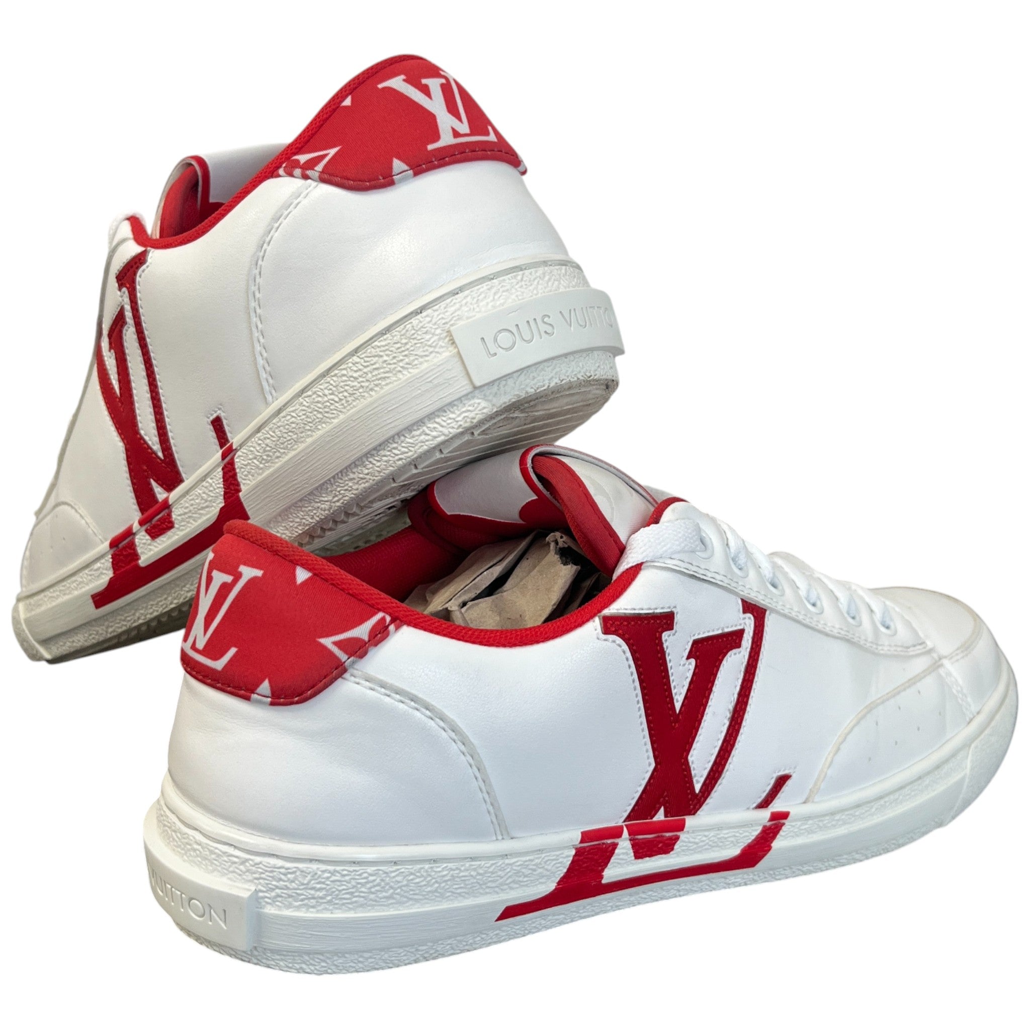 Men's Charlie Low Trainers Red Size EU 41.5 / UK 7.5