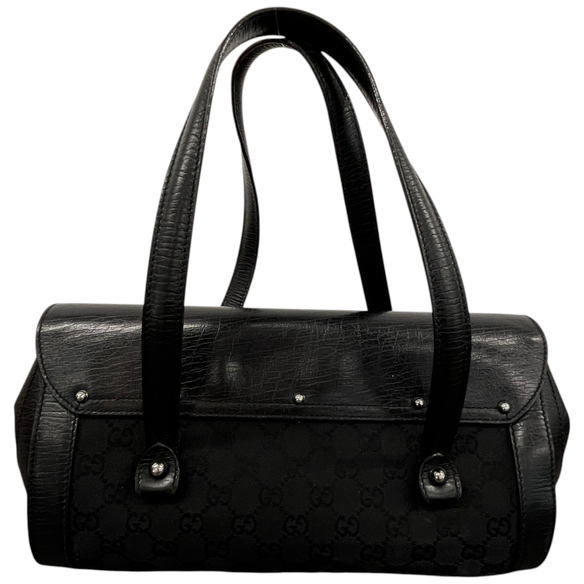 Women's Bamboo Bullet Bag Black