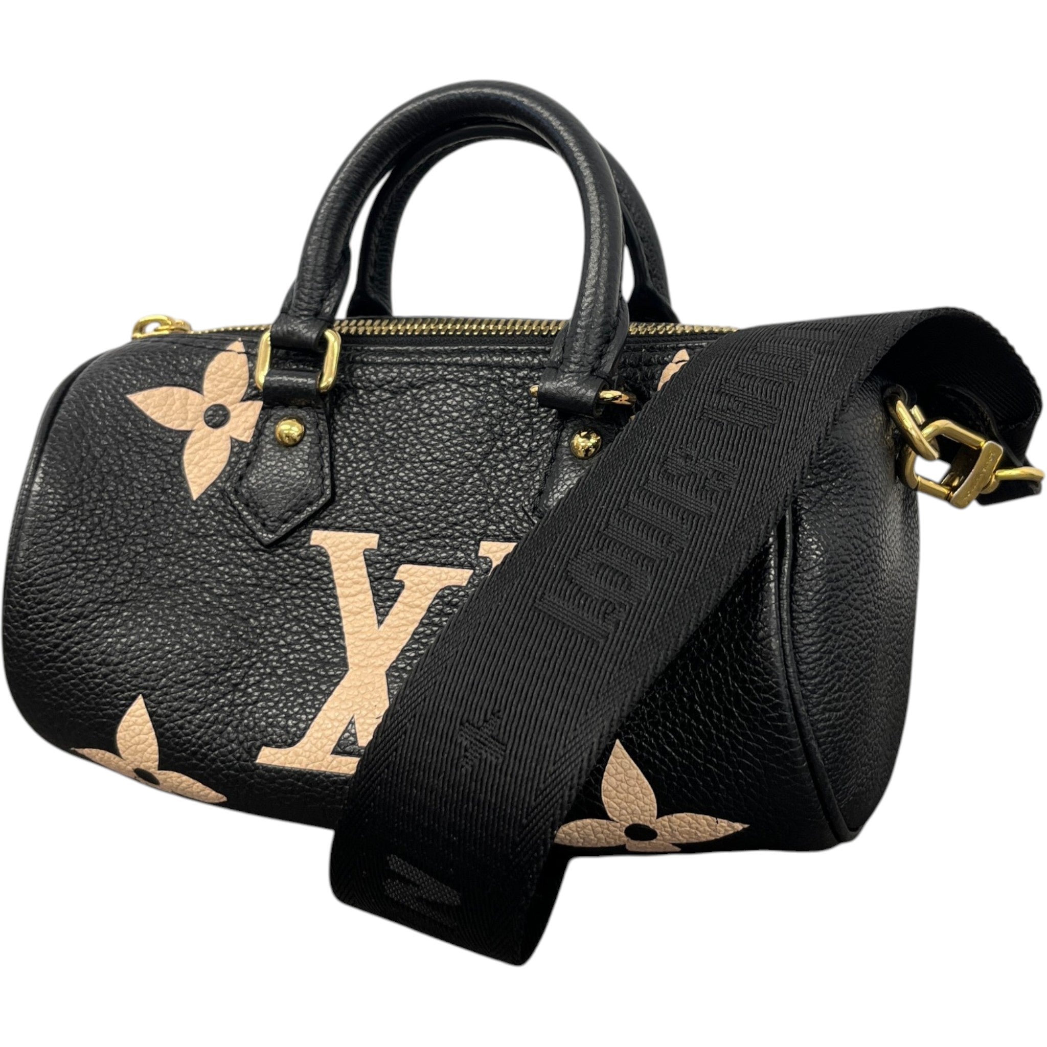 Women's Monogram Nano Speedy Bag Black