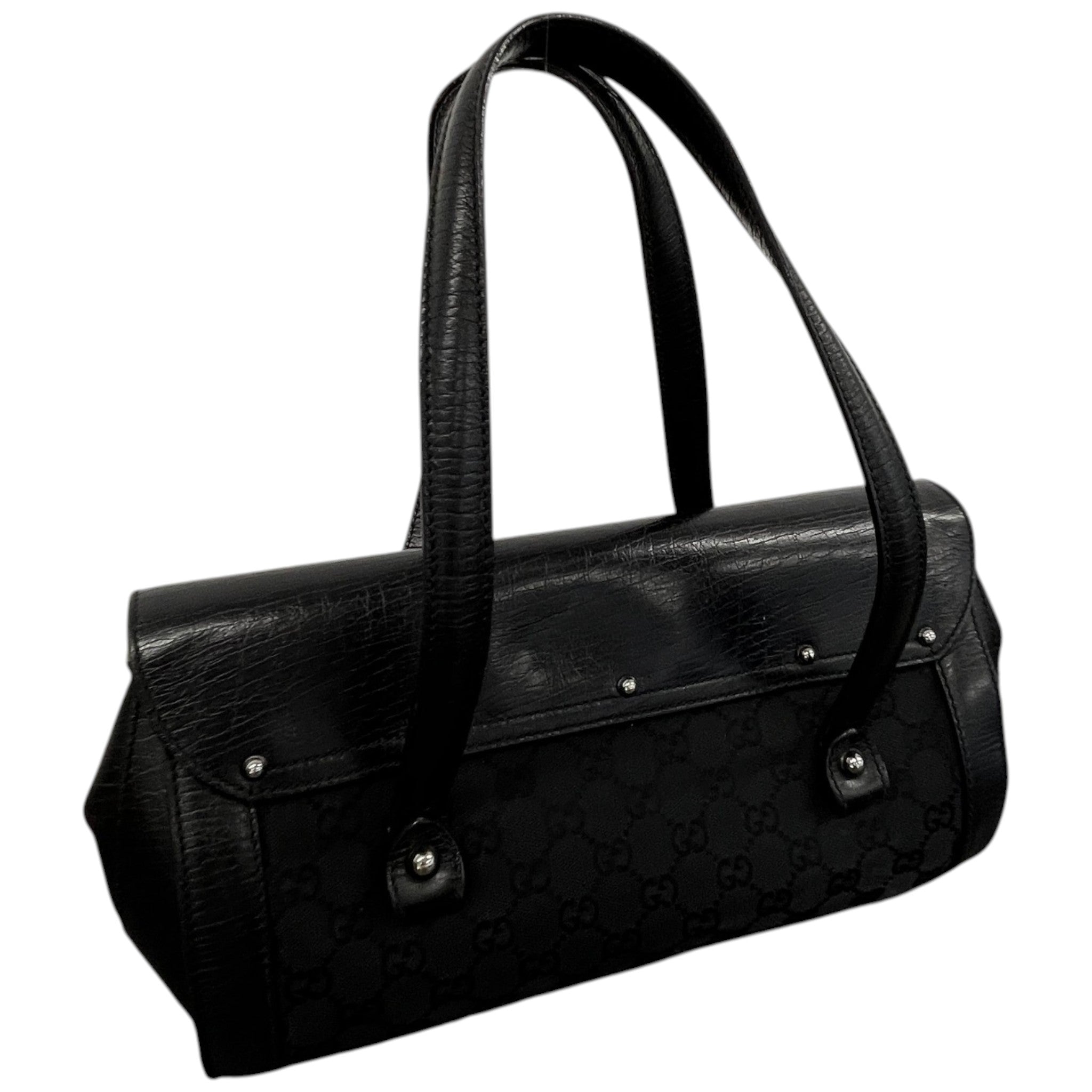 Women's Bamboo Bullet Bag Black