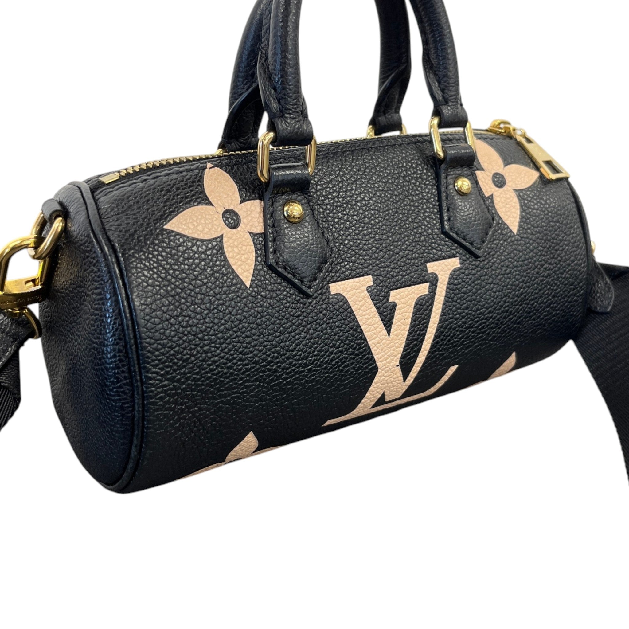 Women's Monogram Nano Speedy Bag Black