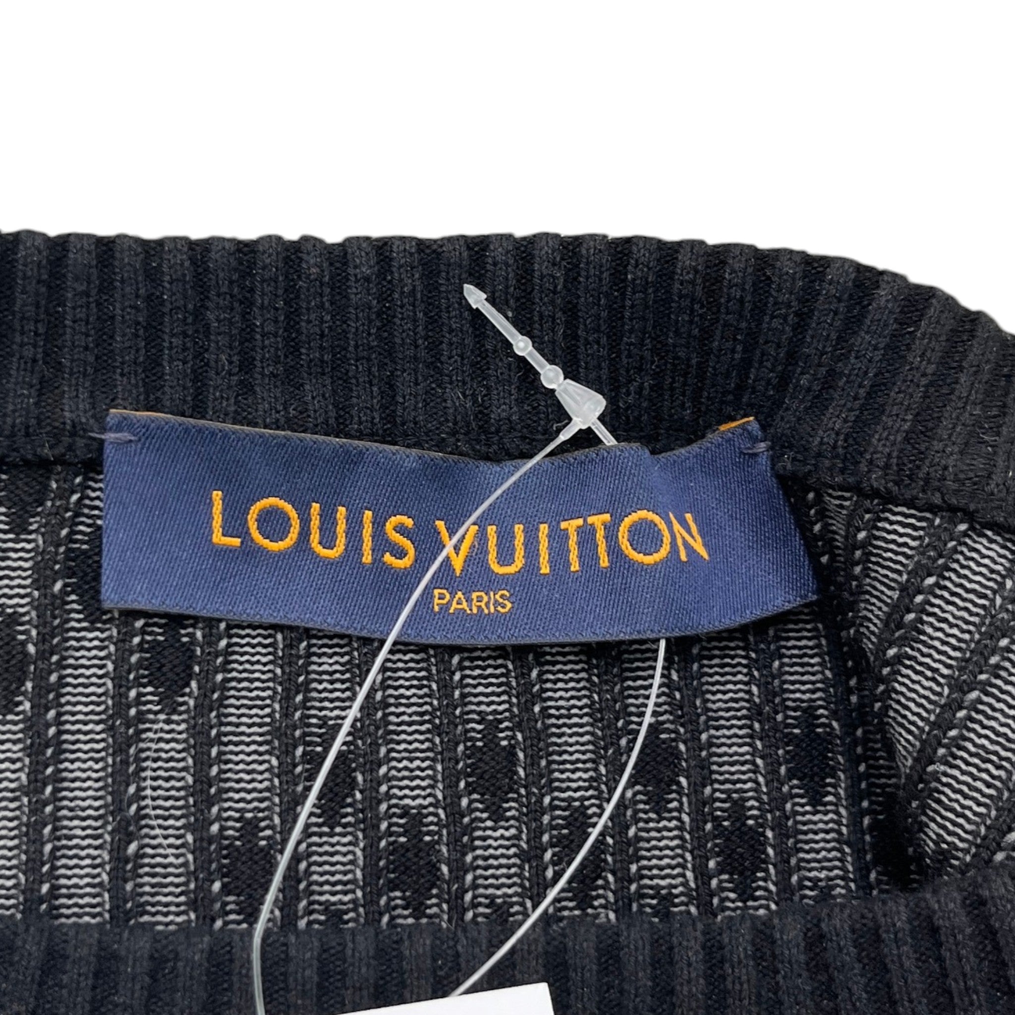 Men's Giant Damier Sweatshirt Black Size L