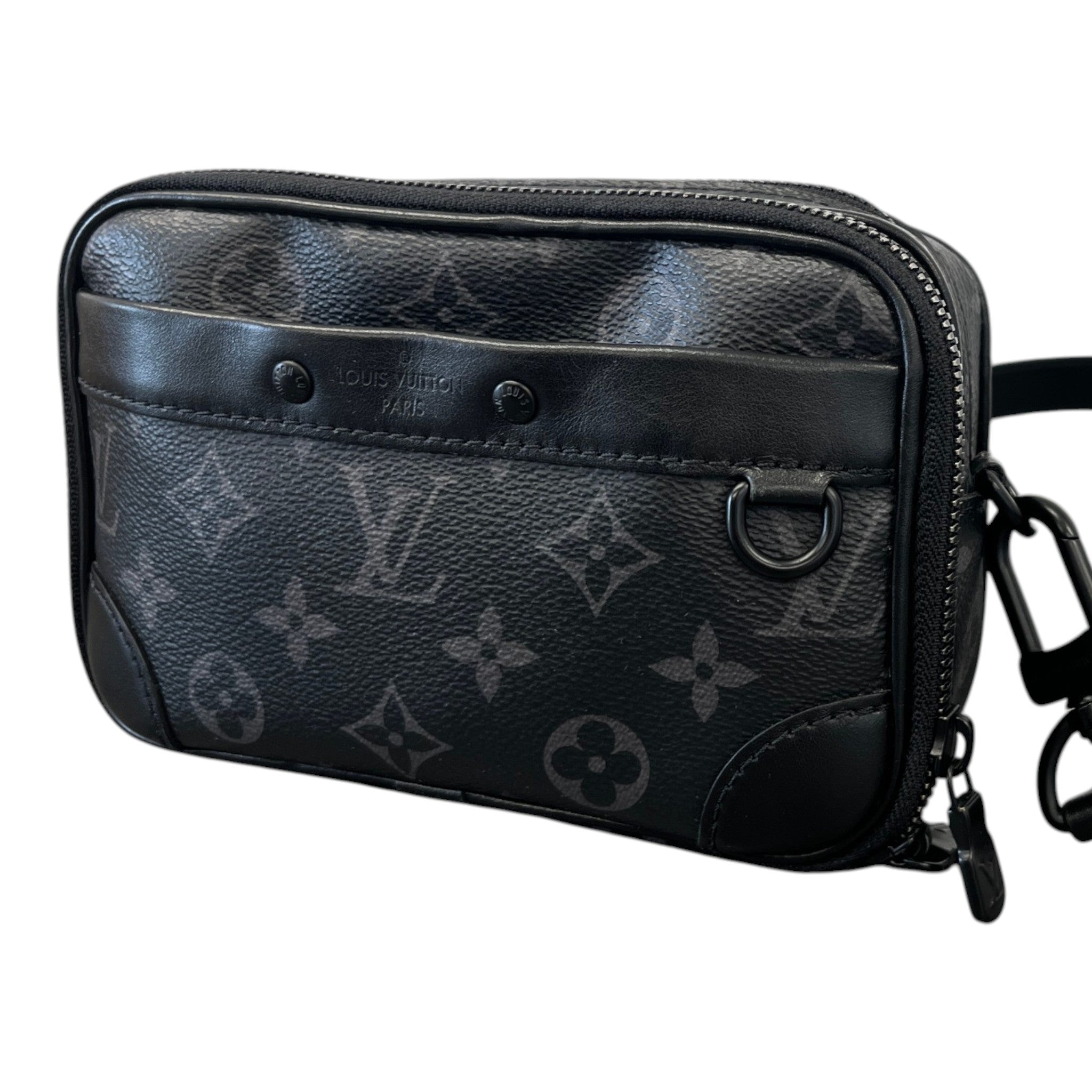 Men's Monogram Eclipse Alpha Messenger Bag Bag Black