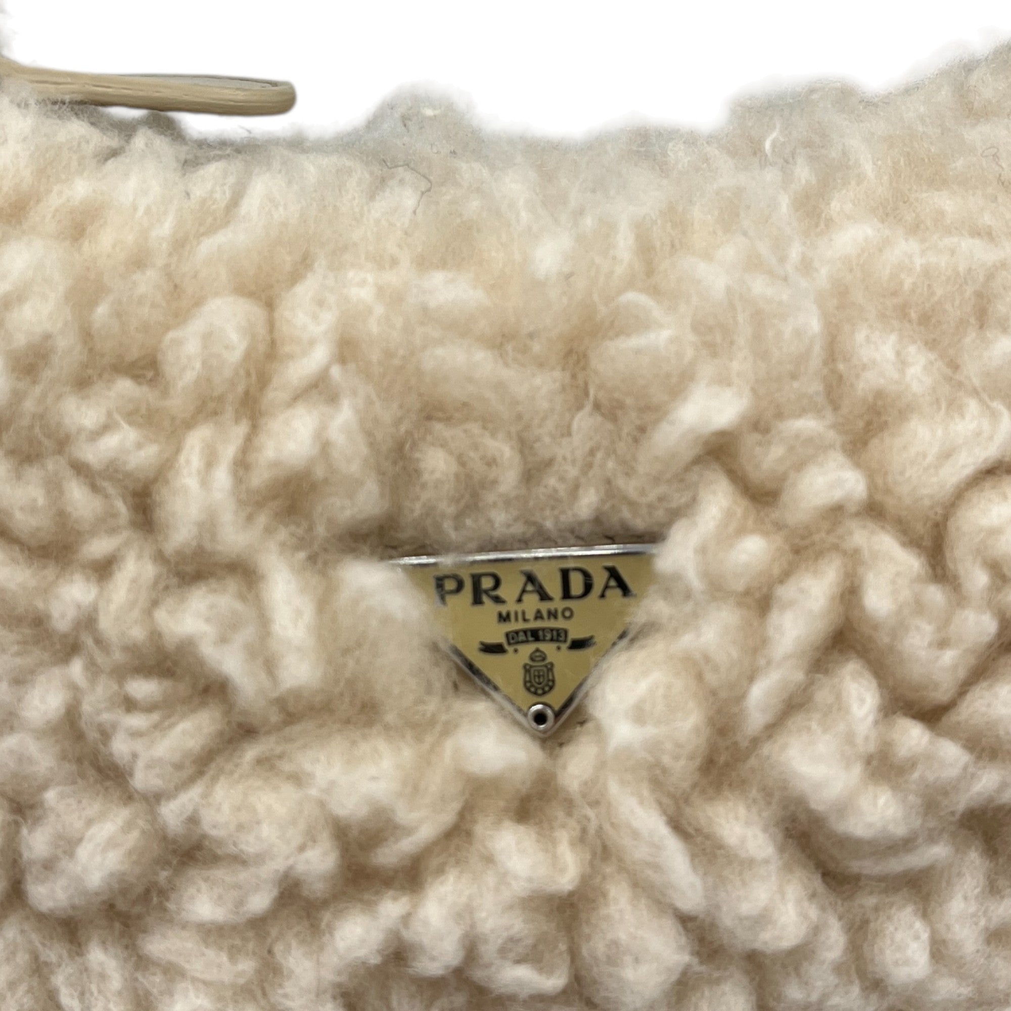 Women's 2000 Wool Cashmere-Blend Shoulder Bag Beige