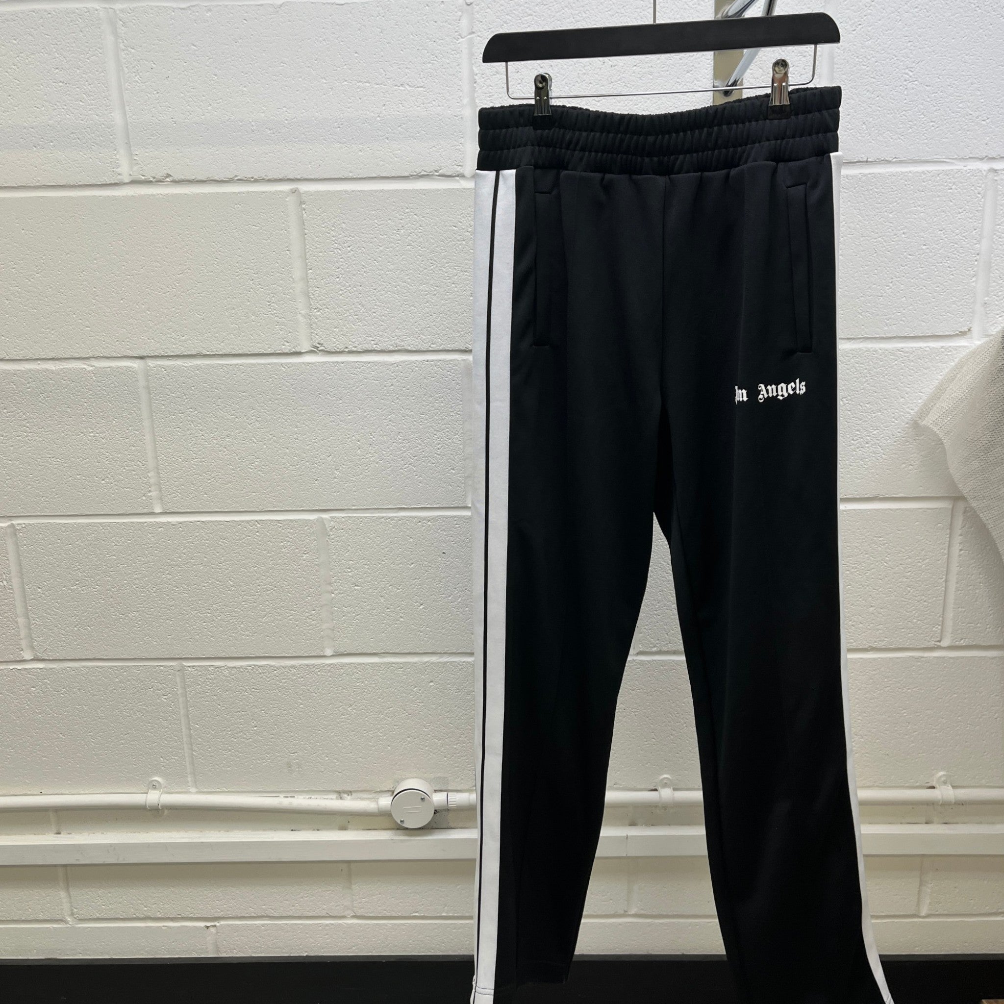 Men's Logo Print Joggers Black Size L