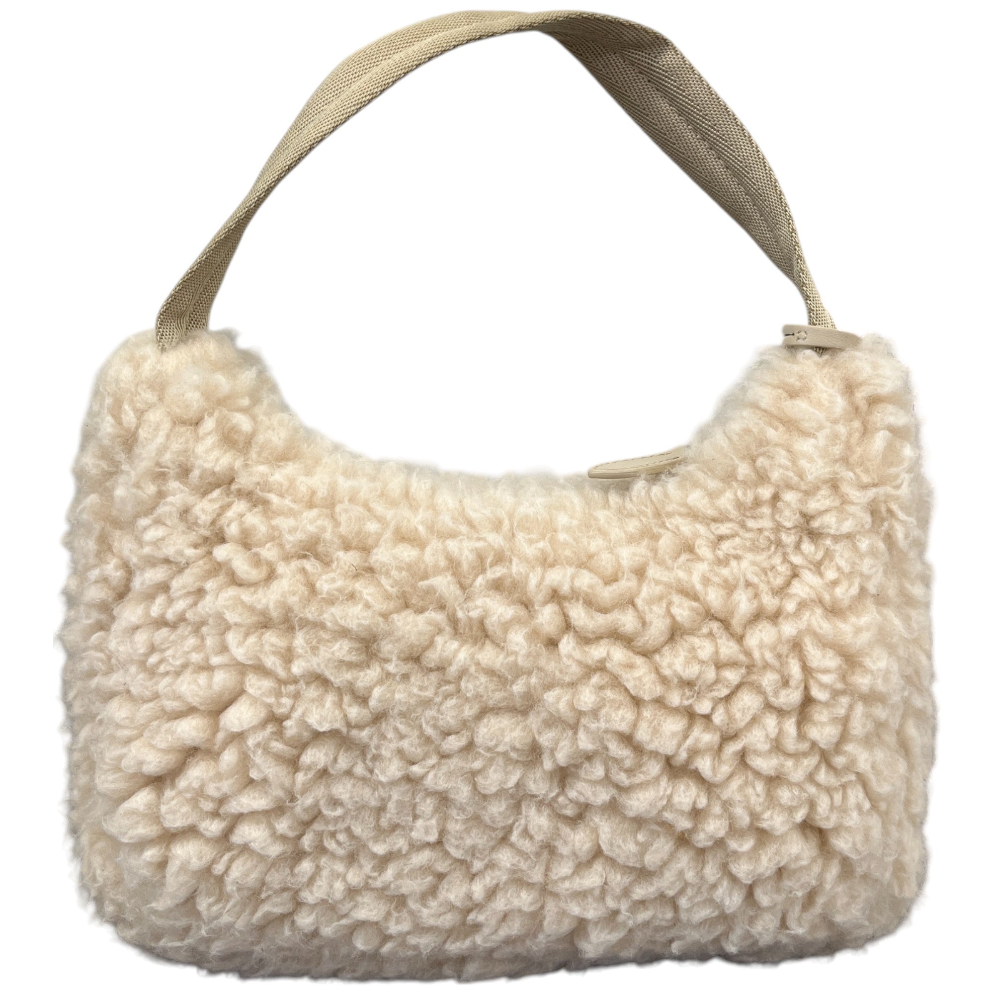 Women's 2000 Wool Cashmere-Blend Shoulder Bag Beige