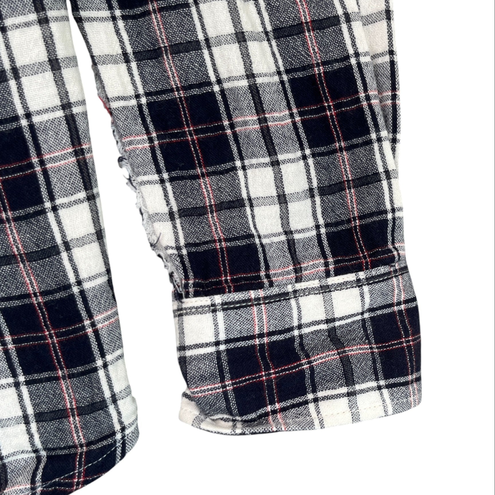 Men's Checkered OverShirt Black Size IT 50 / UK L