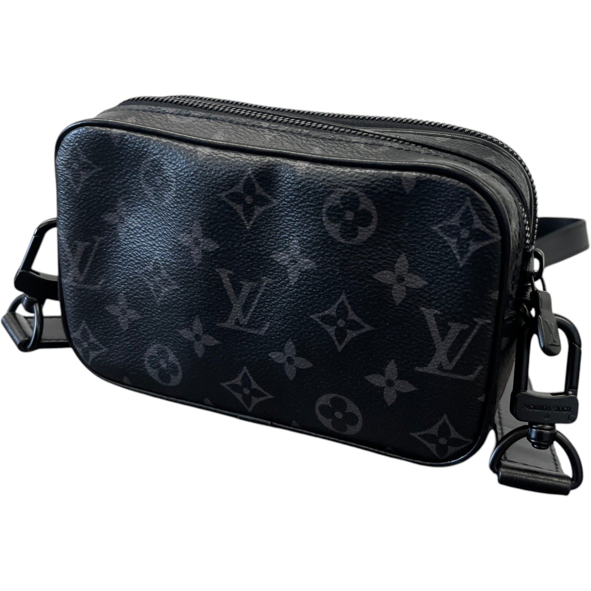 Men's Monogram Eclipse Alpha Messenger Bag Bag Black