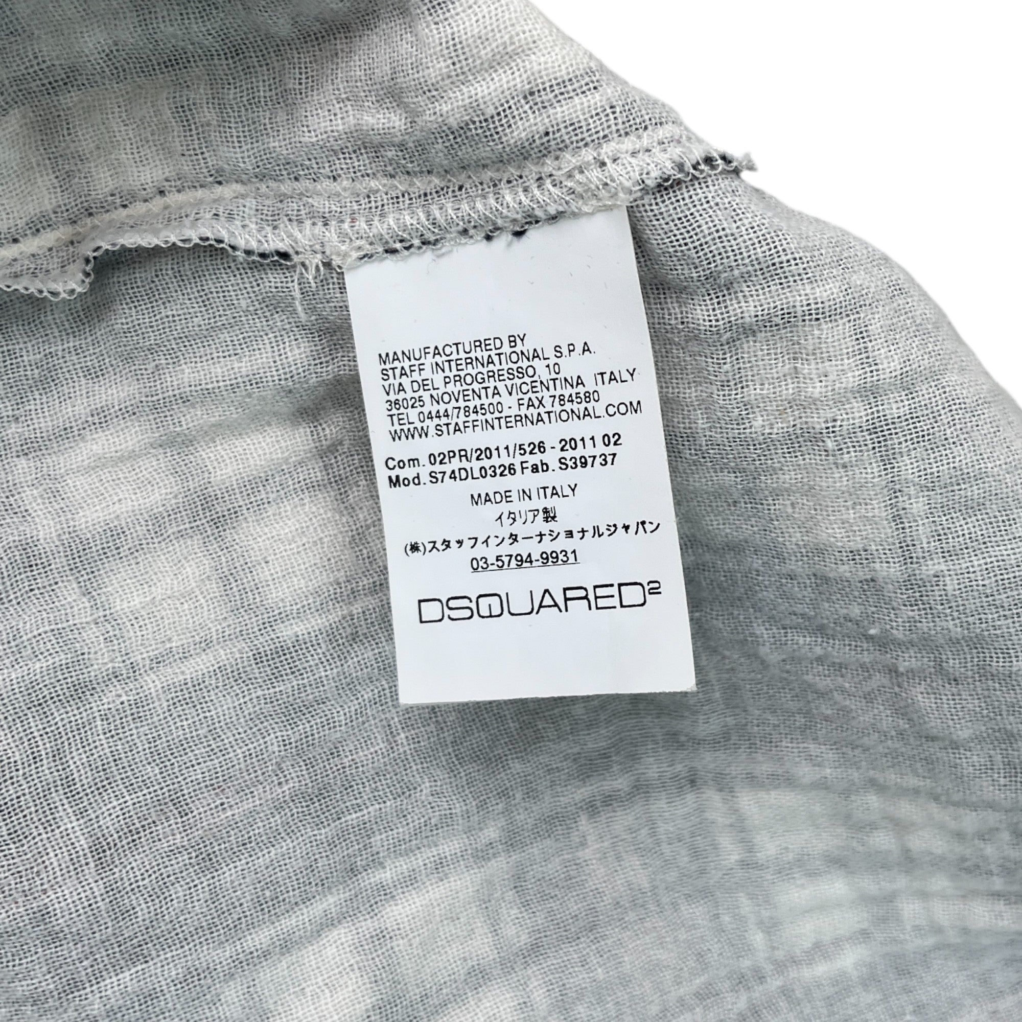 Men's Checkered OverShirt Black Size IT 50 / UK L