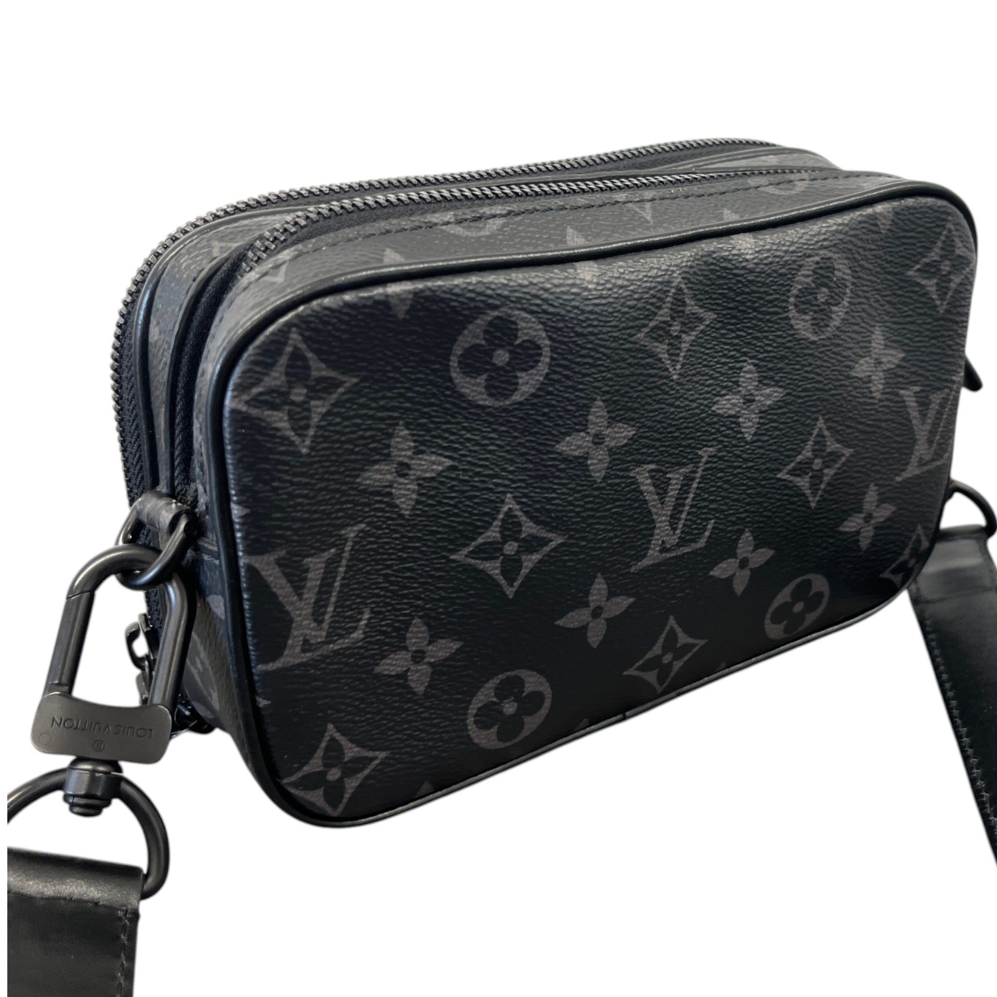 Men's Monogram Eclipse Alpha Messenger Bag Bag Black