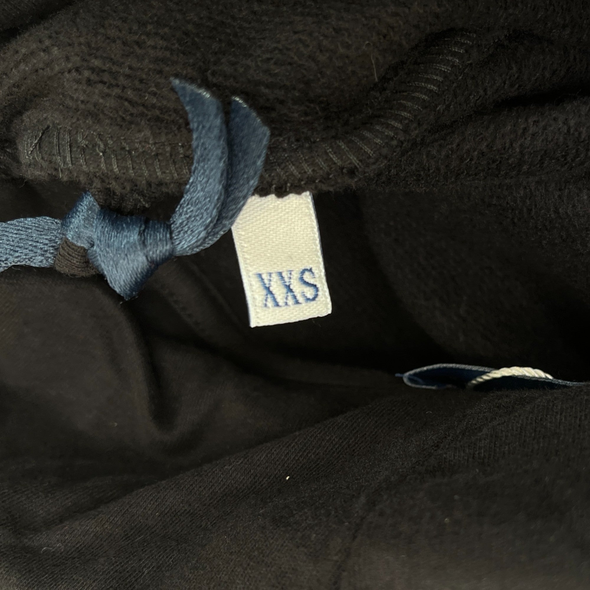 Men's Embroidered Logo Hoodie Black Size XXS