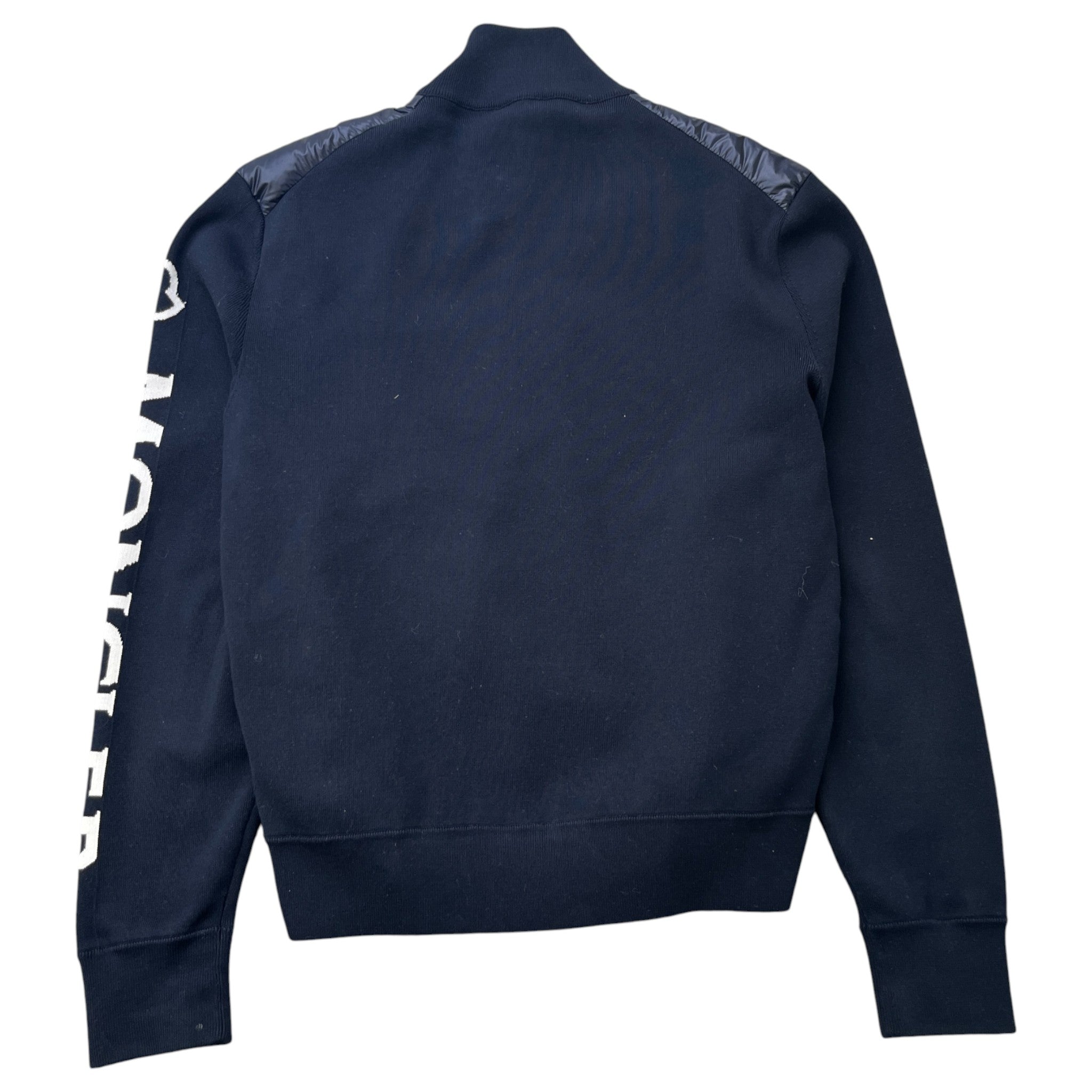 Men's Cardigan Tricot Jacket Navy Size M