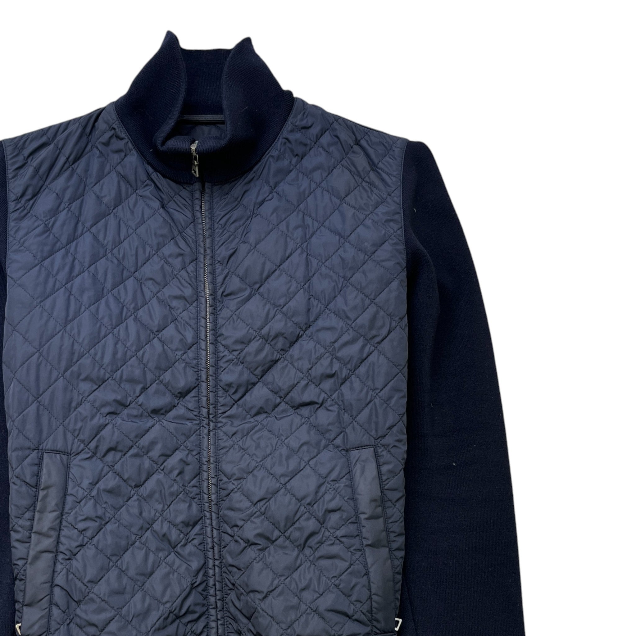 Men's Sport Quilted Jacket Navy Size IT 52 / XL