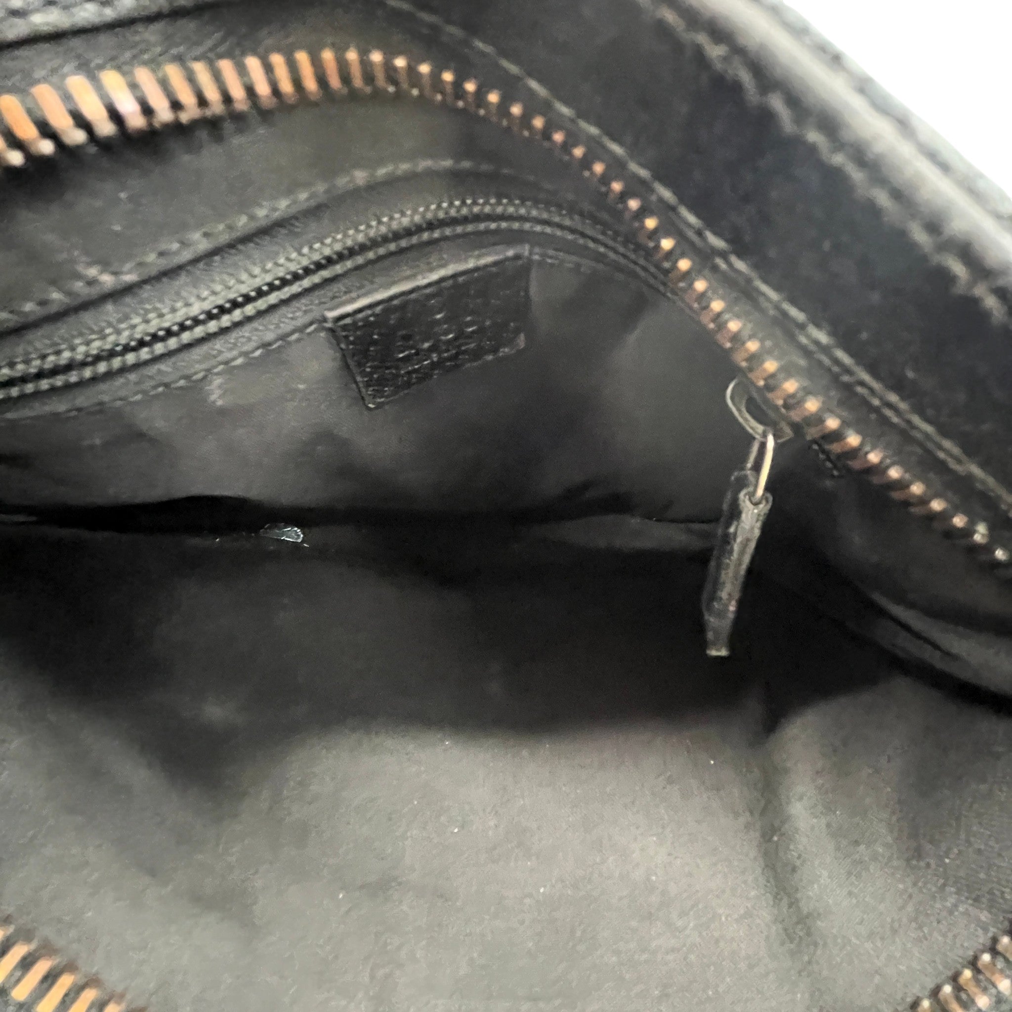 Men's Gg Supreme Crossbody Bag Black