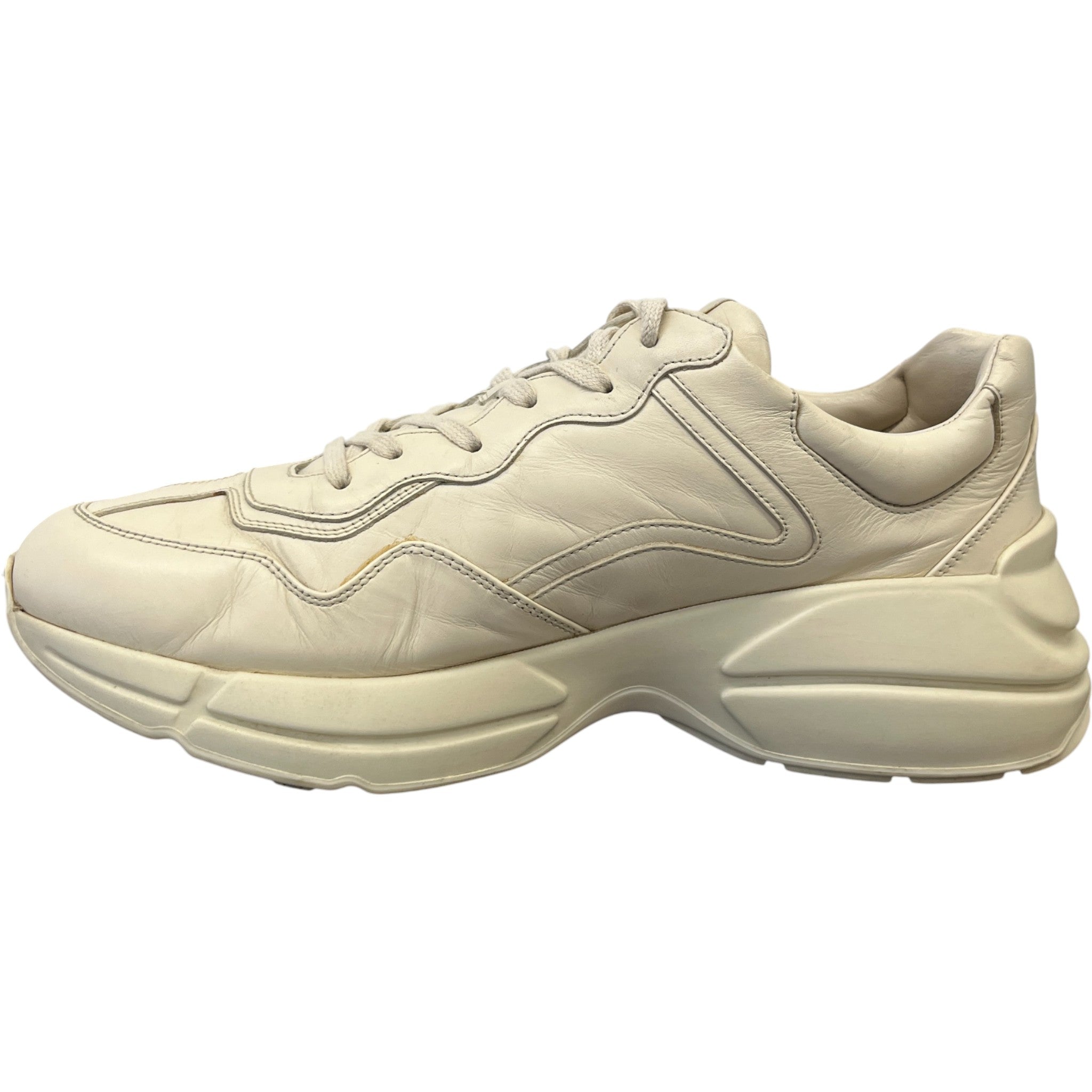 Men's Rhyton Low Trainers Beige Size EU 44.5 / UK 10.5