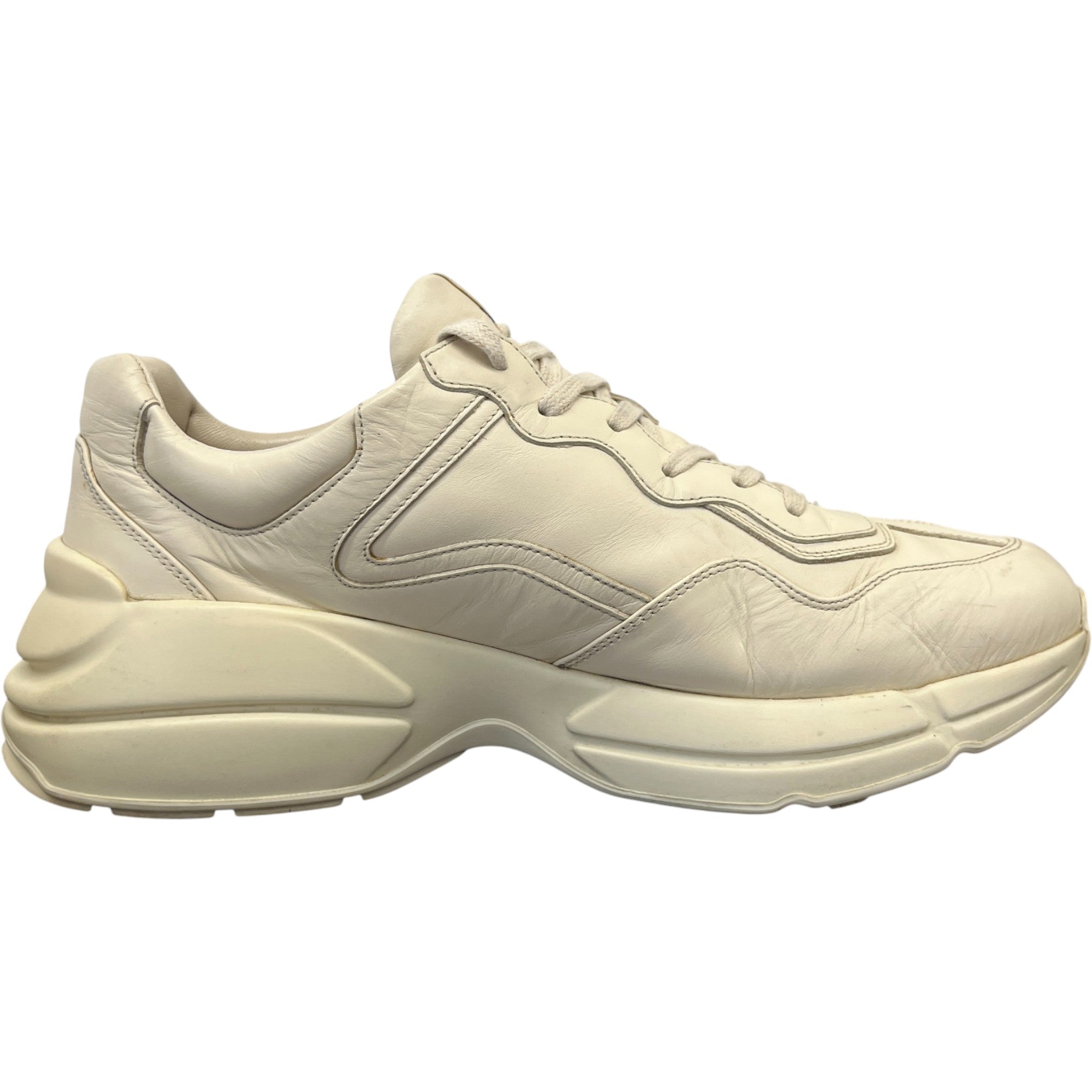 Men's Rhyton Low Trainers Beige Size EU 44.5 / UK 10.5