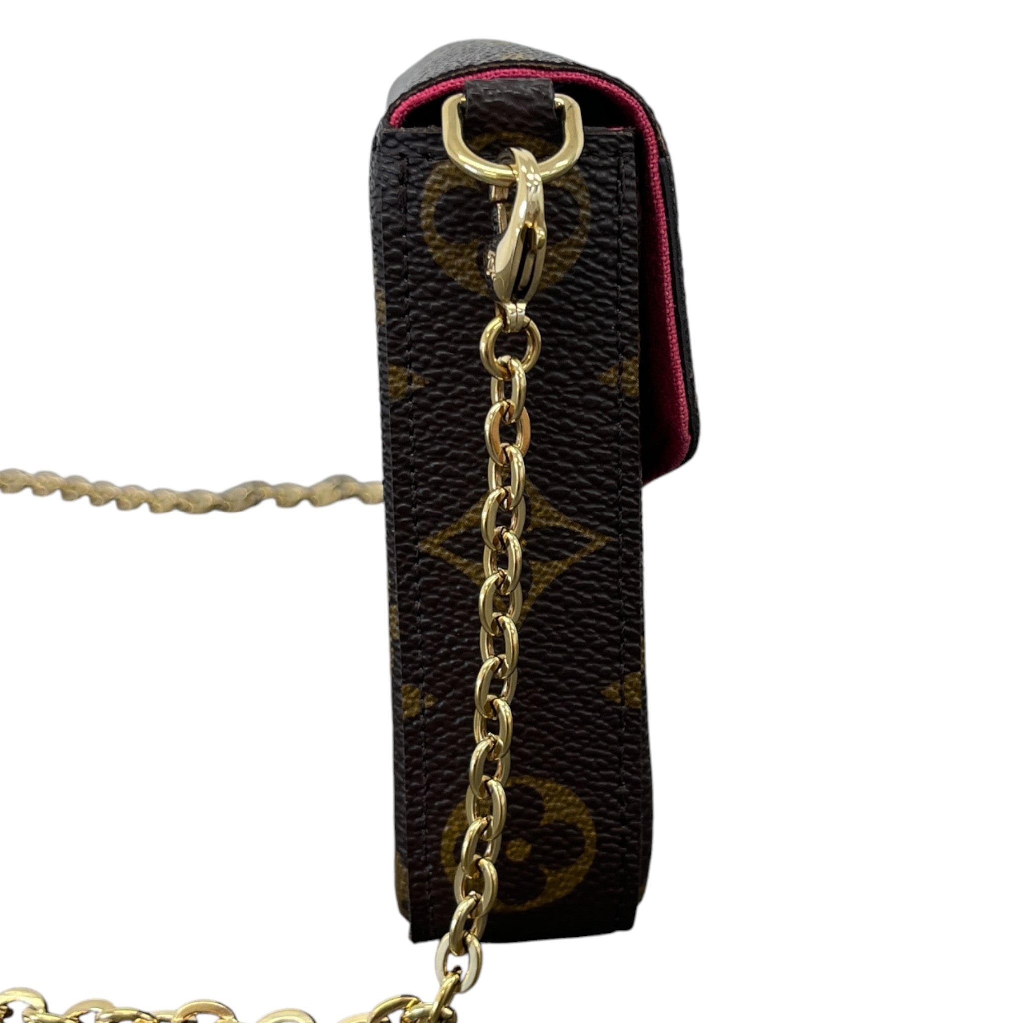 Women's Monogram Pochette Felicie World Tour Bag Brown