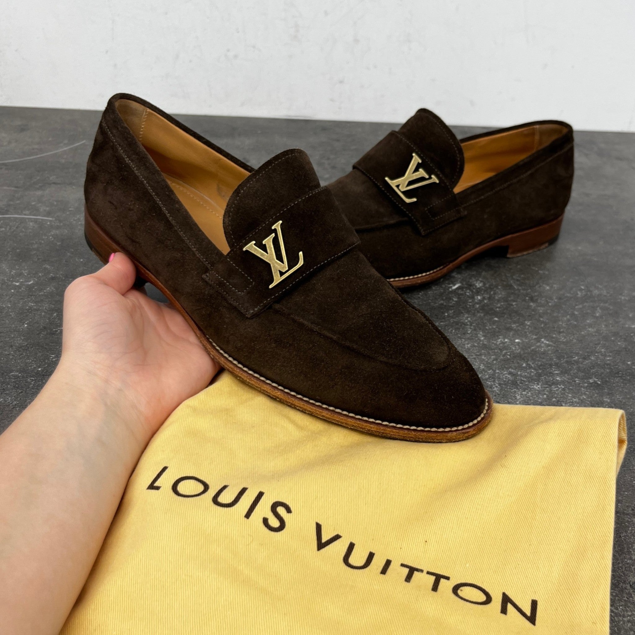 Men's Saint Germain Loafers Brown Size EU 40.5 / UK 6.5