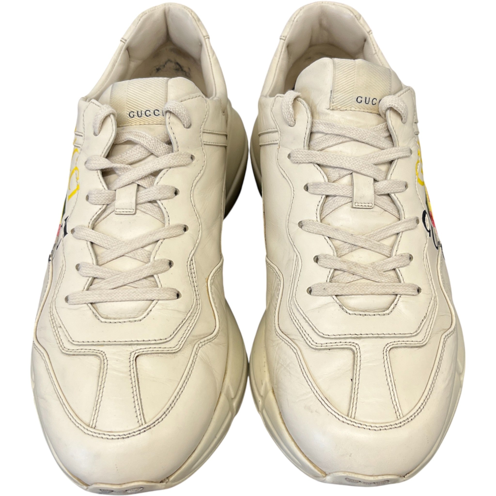 Men's Rhyton Low Trainers Beige Size EU 44.5 / UK 10.5