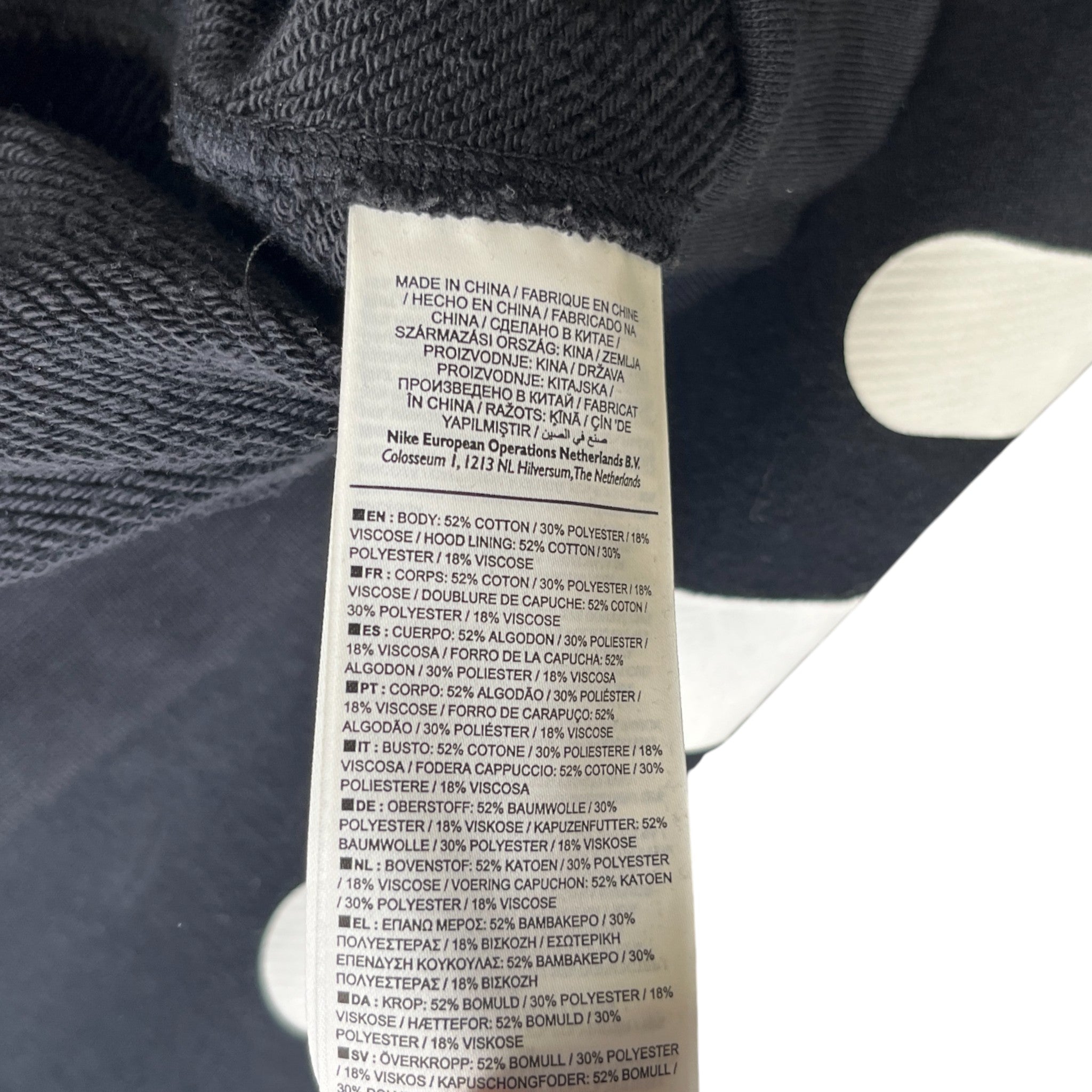 Men's Nikelab X Off-White Mercurial Nrg Hoodie Black Size S