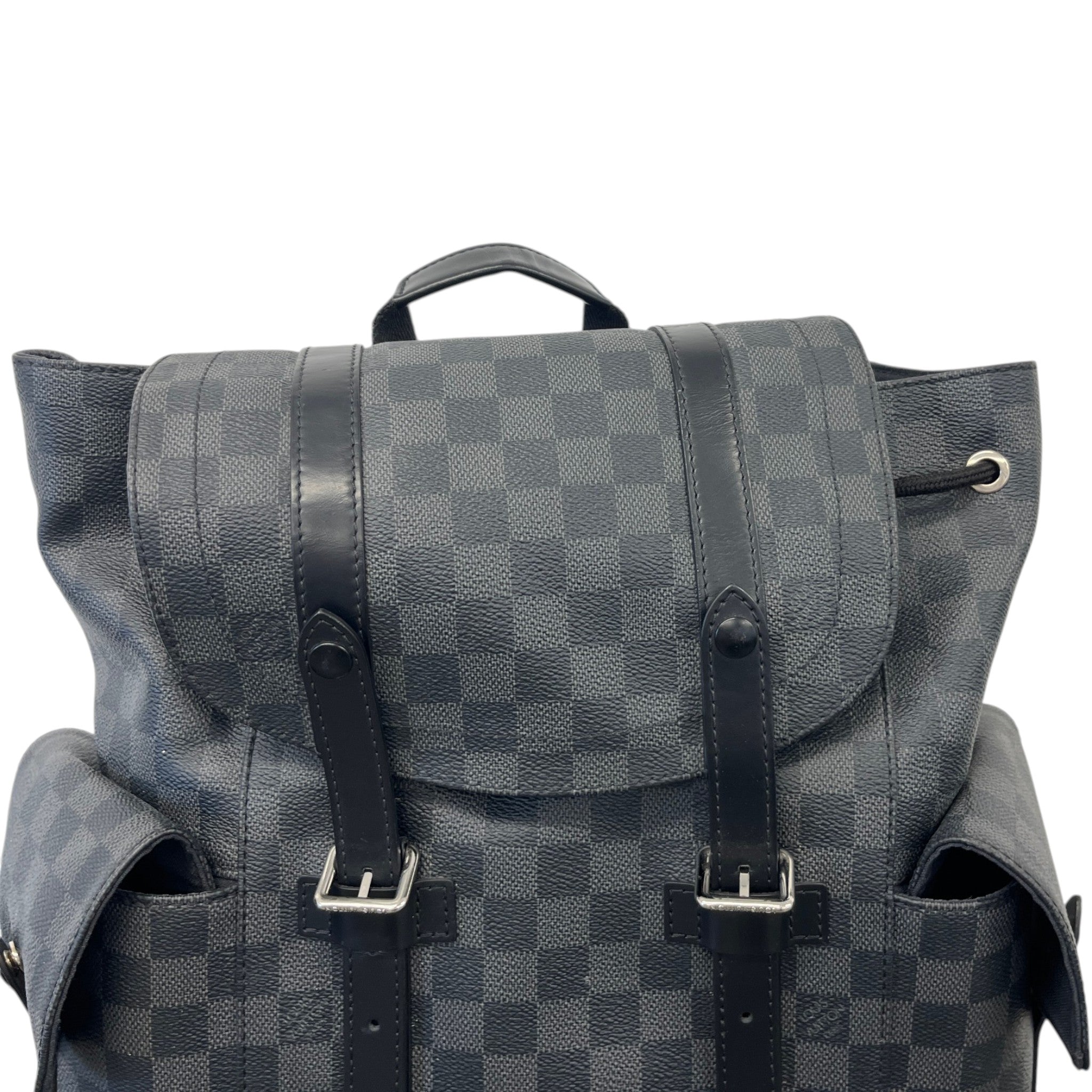 Men's Damier Graphite Christopher Backpack Black