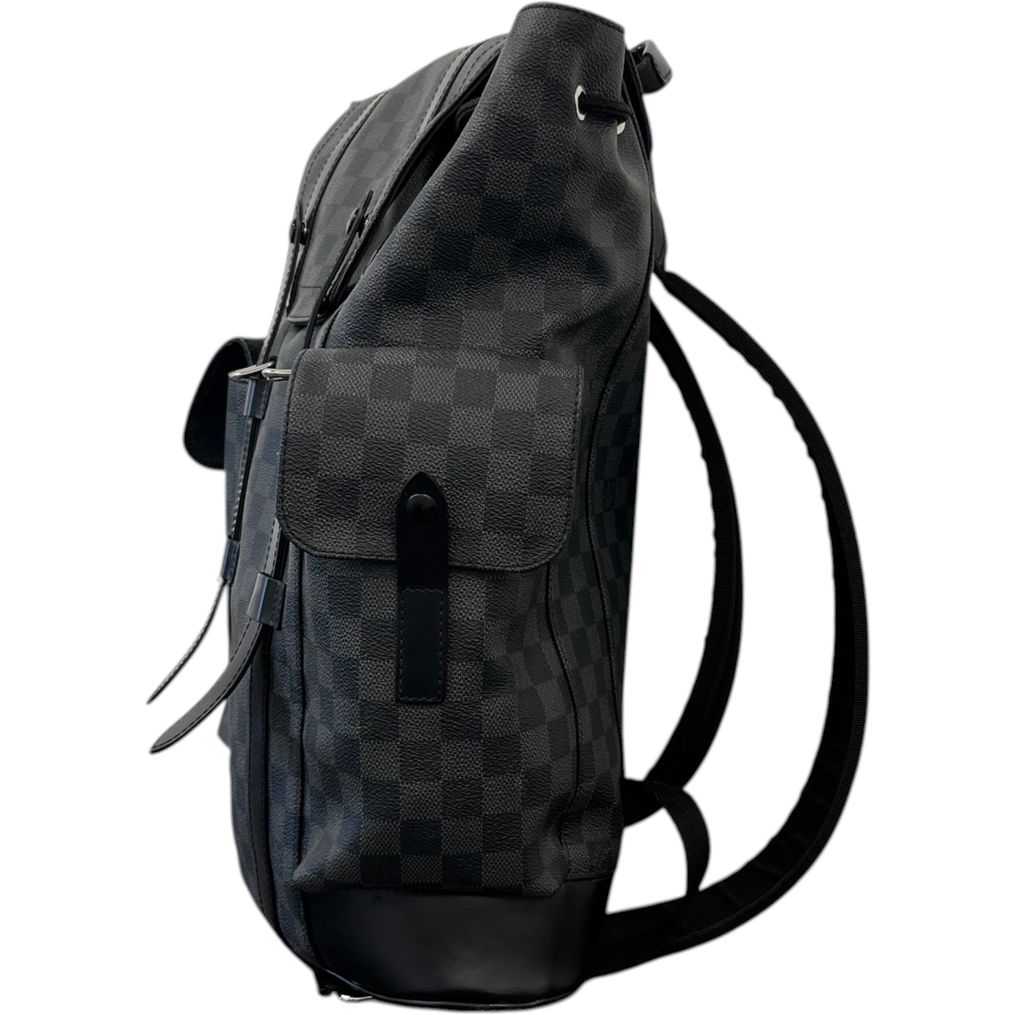 Men's Damier Graphite Christopher Backpack Black