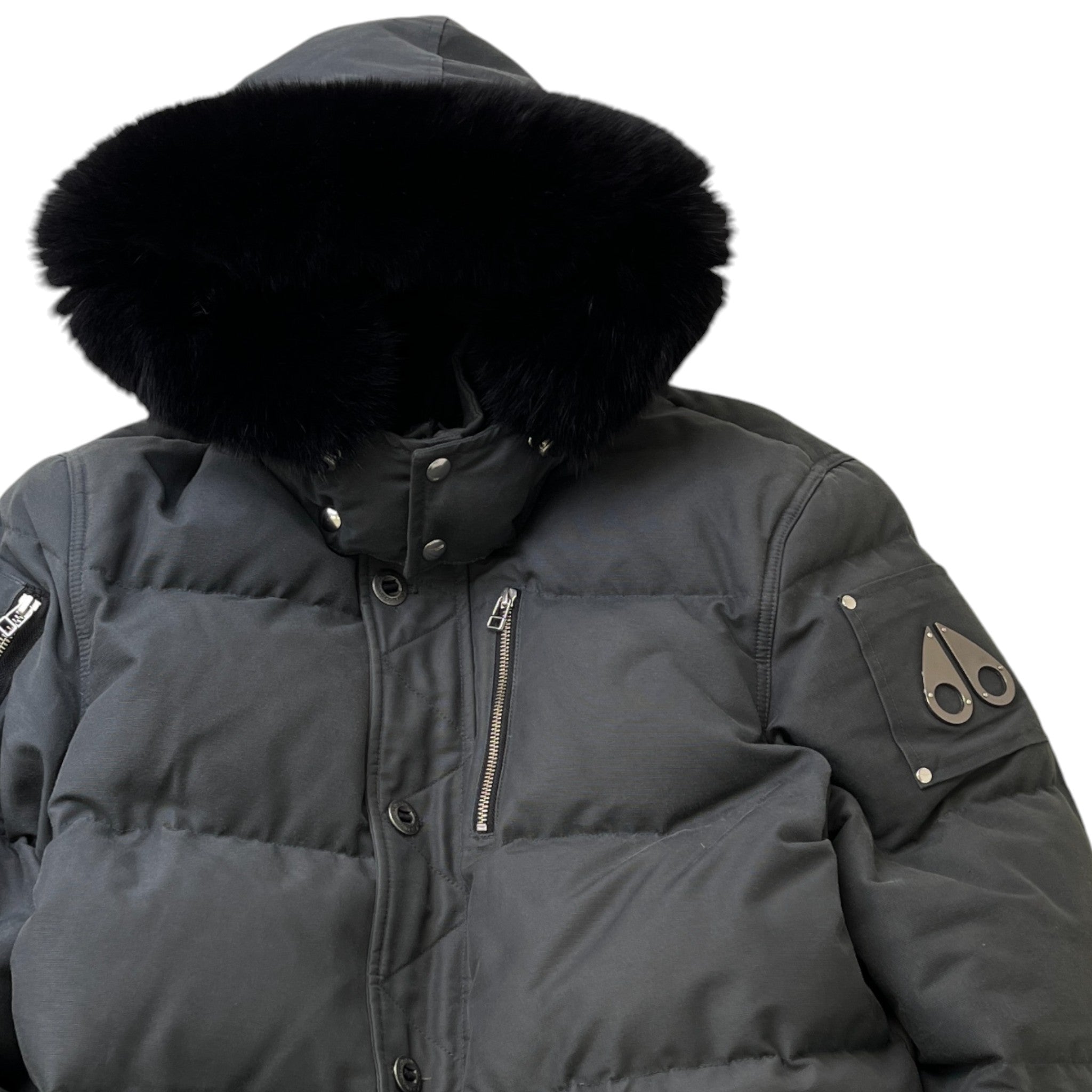 Men's 3Q Down Jacket Grey Size XXL