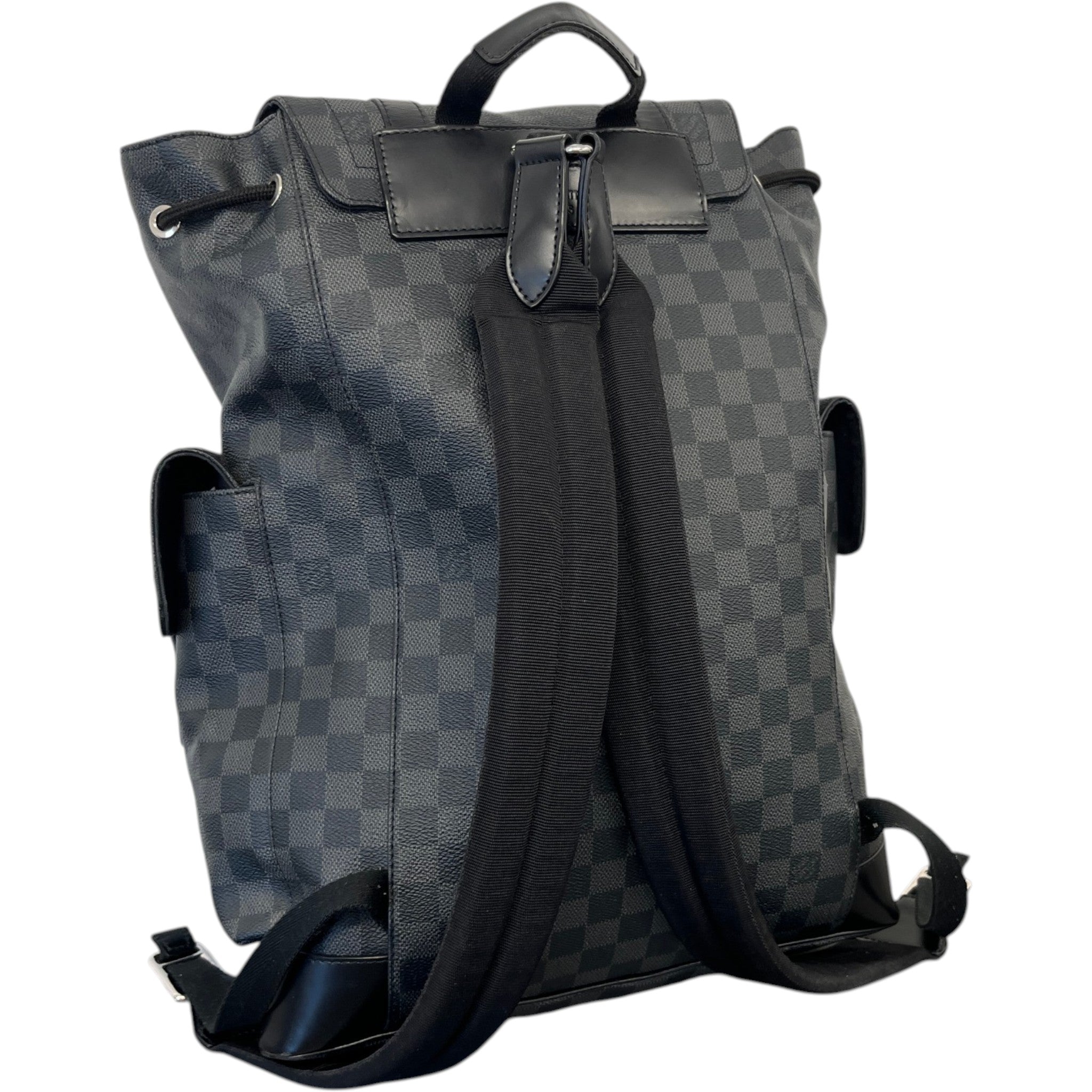 Men's Damier Graphite Christopher Backpack Black