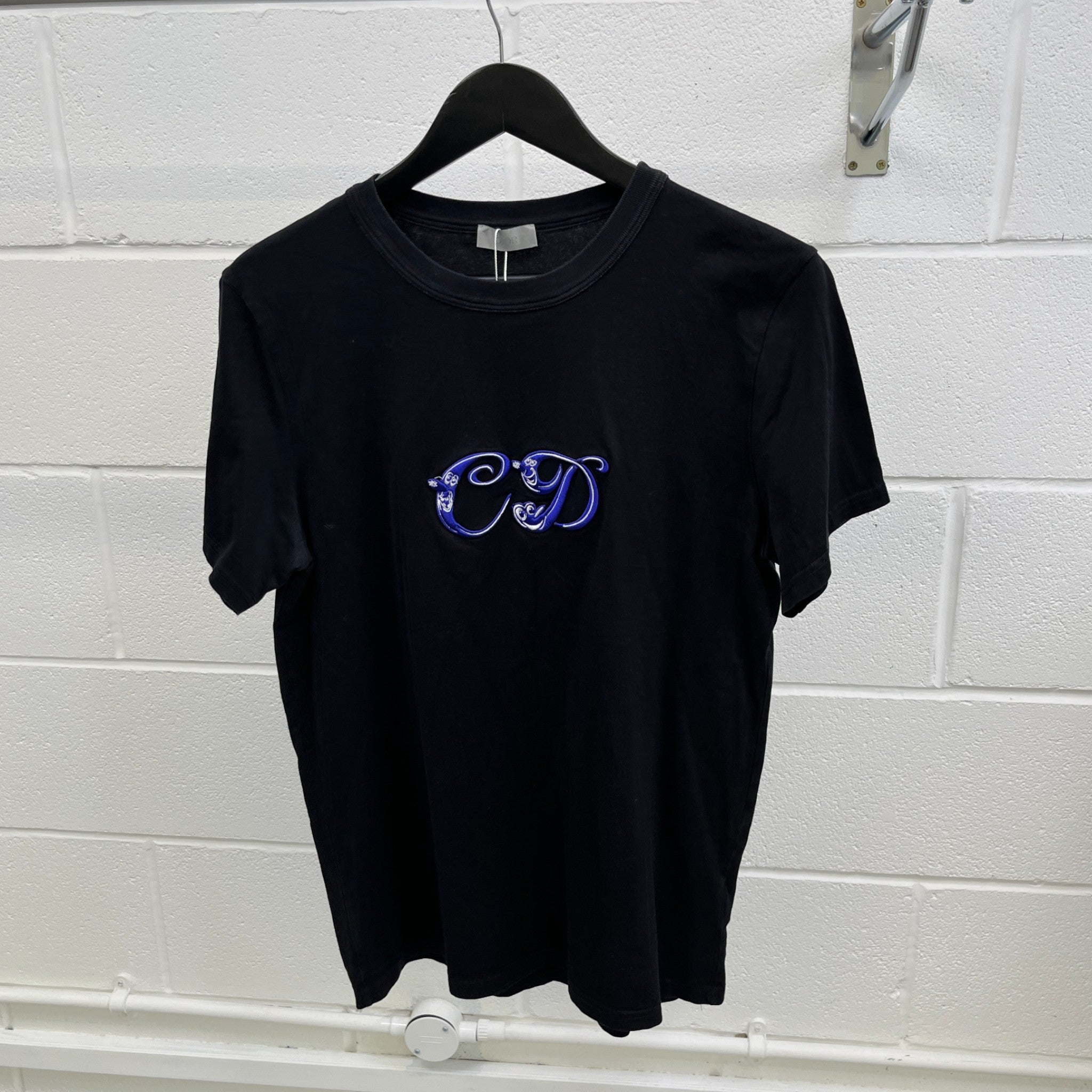 Men's X Kenny Scharf Cd Logo T-Shirt Black Size L